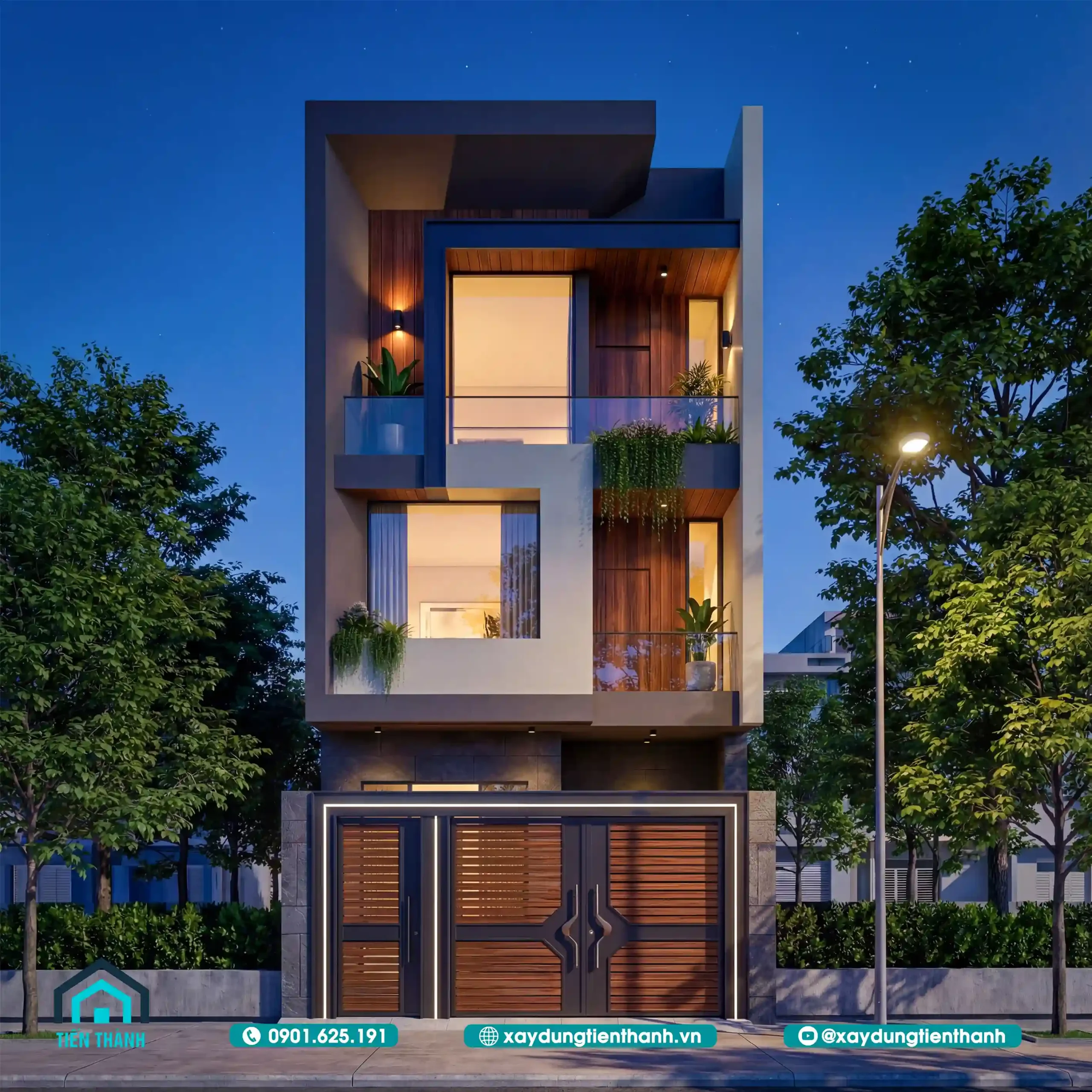 Khám Phá Mẫu Mặt Tiền Nhà Phố 6m 3 Tầng Hiện Đại mat tien nha pho 6m 3 tang 15 scaled - Khám Phá Mẫu Mặt Tiền Nhà Phố 6m 3 Tầng Hiện Đại