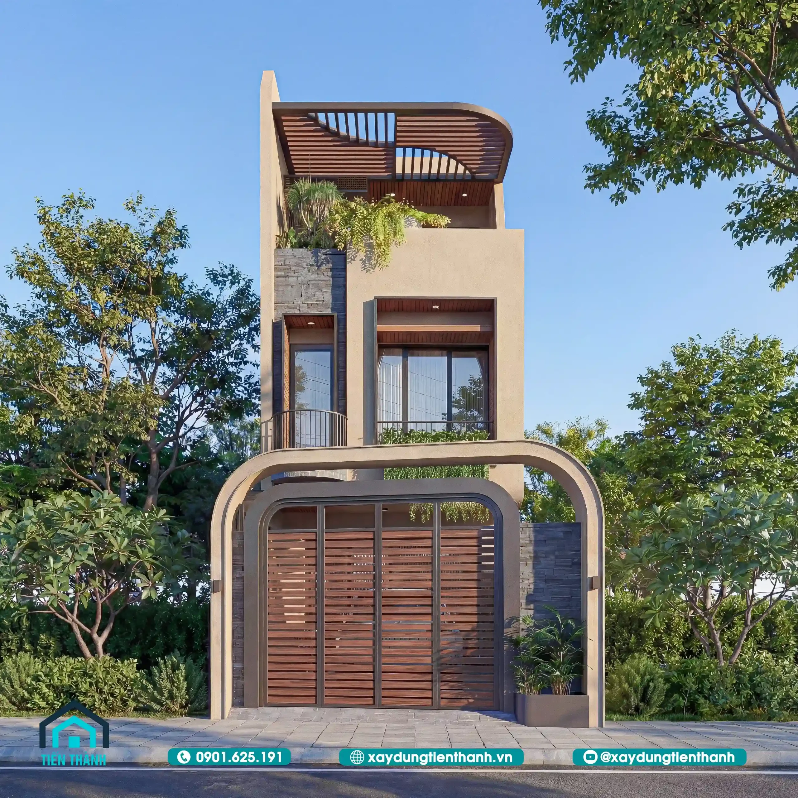 TRANG CHỦ mau mat tien nha ong 3 tang hien dai 4 scaled - TRANG CHỦ