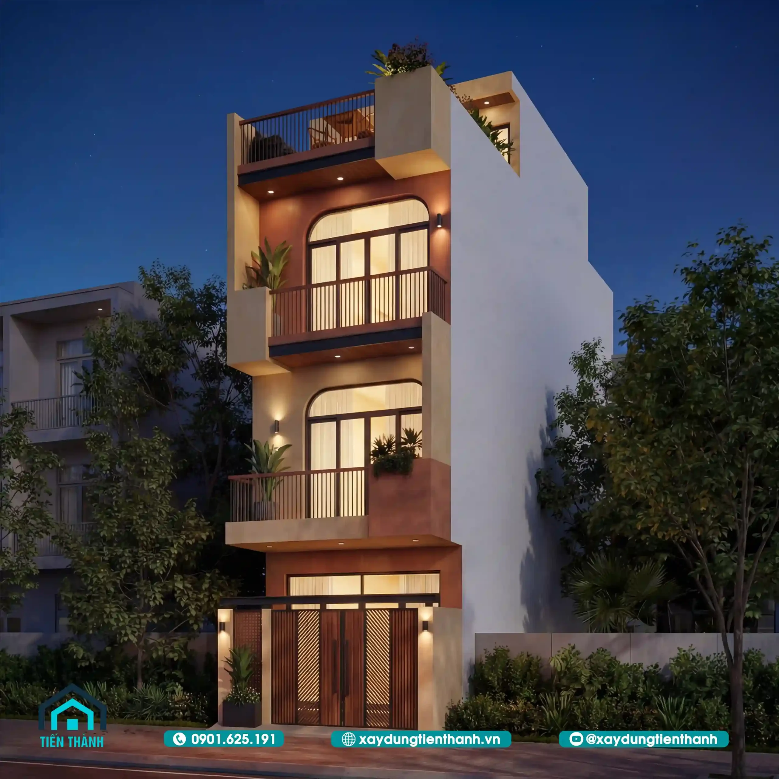 Mẫu Nhà 3 Tầng 1 Tum Hiện Đại: Giải Pháp Kiến Trúc Tối Ưu mau nha 3 tang 1 tum hien dai 12 scaled - Mẫu Nhà 3 Tầng 1 Tum Hiện Đại: Giải Pháp Kiến Trúc Tối Ưu