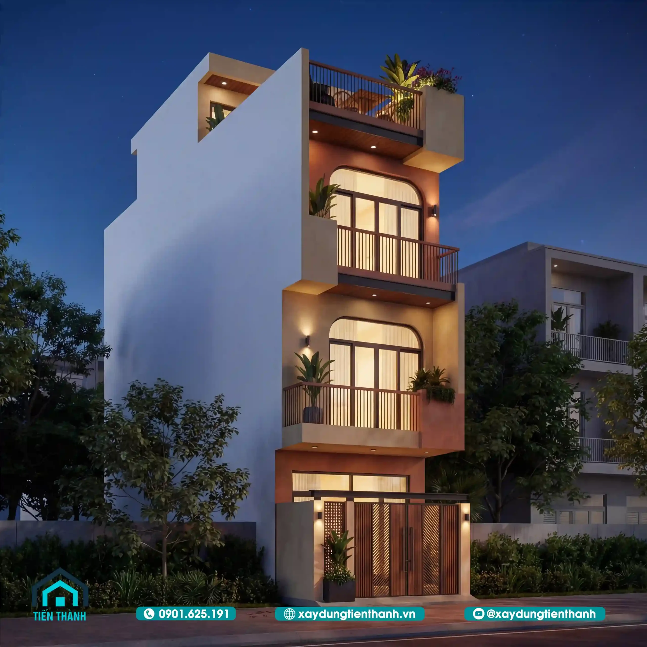 Mẫu Nhà 3 Tầng 1 Tum Hiện Đại: Giải Pháp Kiến Trúc Tối Ưu mau nha 3 tang 1 tum hien dai 13 scaled - Mẫu Nhà 3 Tầng 1 Tum Hiện Đại: Giải Pháp Kiến Trúc Tối Ưu