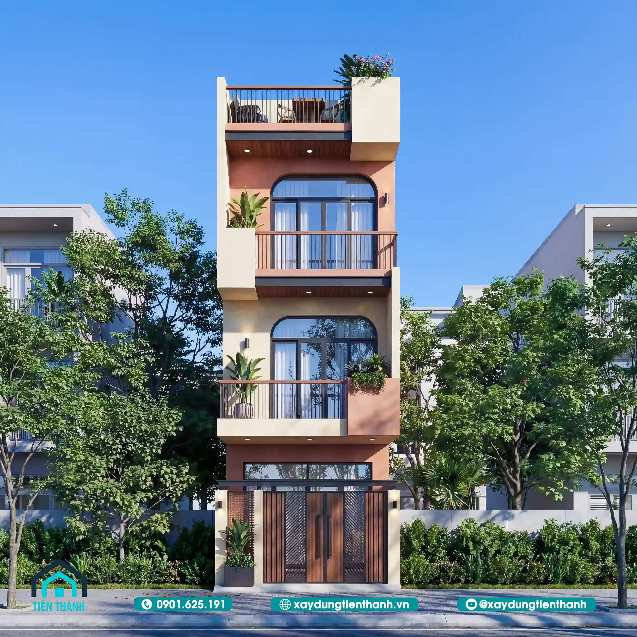 Mẫu Nhà 3 Tầng 1 Tum Hiện Đại: Giải Pháp Kiến Trúc Tối Ưu mau nha 3 tang 1 tum hien dai 6 scaled - Mẫu Nhà 3 Tầng 1 Tum Hiện Đại: Giải Pháp Kiến Trúc Tối Ưu