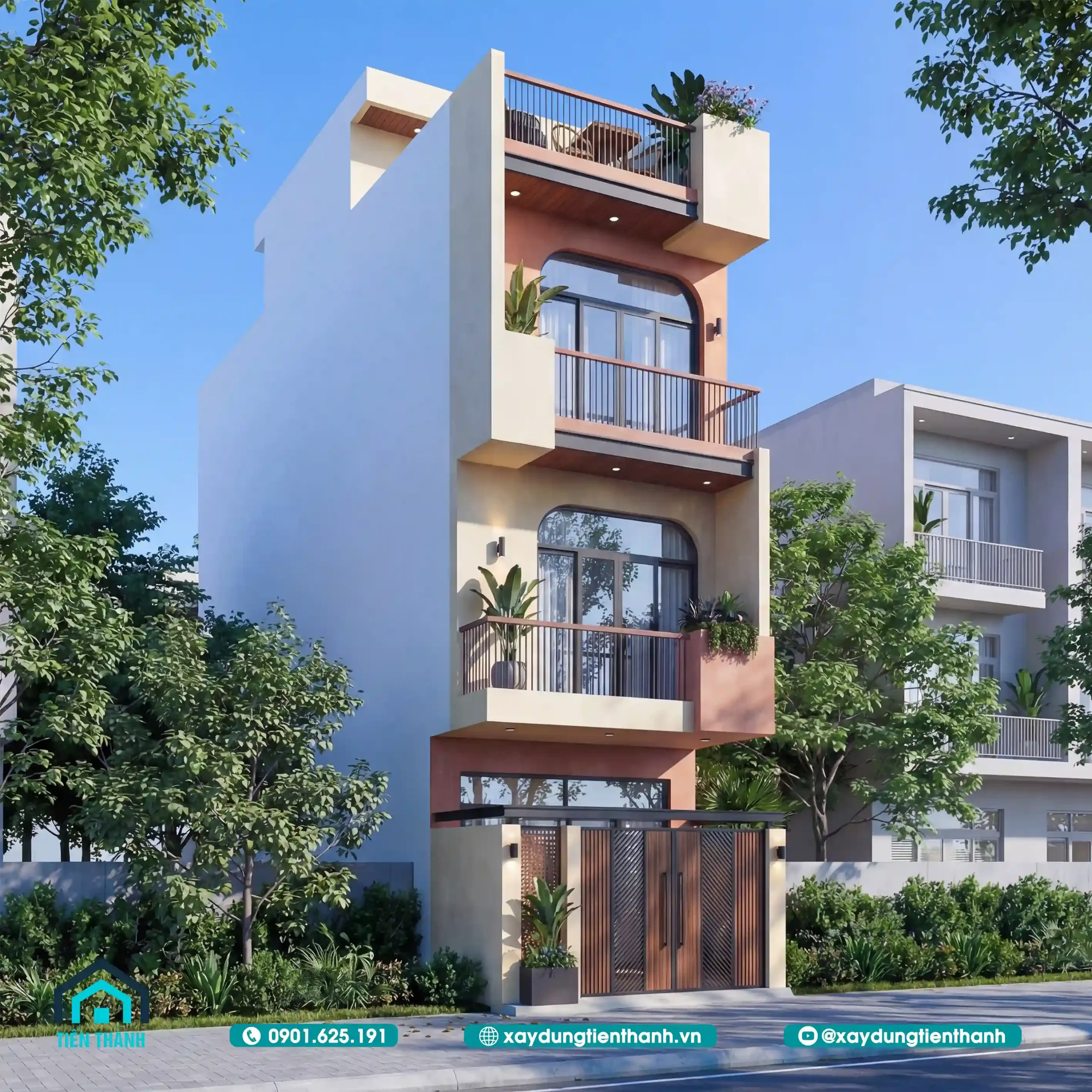 Mẫu Nhà 3 Tầng 1 Tum Hiện Đại: Giải Pháp Kiến Trúc Tối Ưu mau nha 3 tang 1 tum hien dai 7 scaled - Mẫu Nhà 3 Tầng 1 Tum Hiện Đại: Giải Pháp Kiến Trúc Tối Ưu