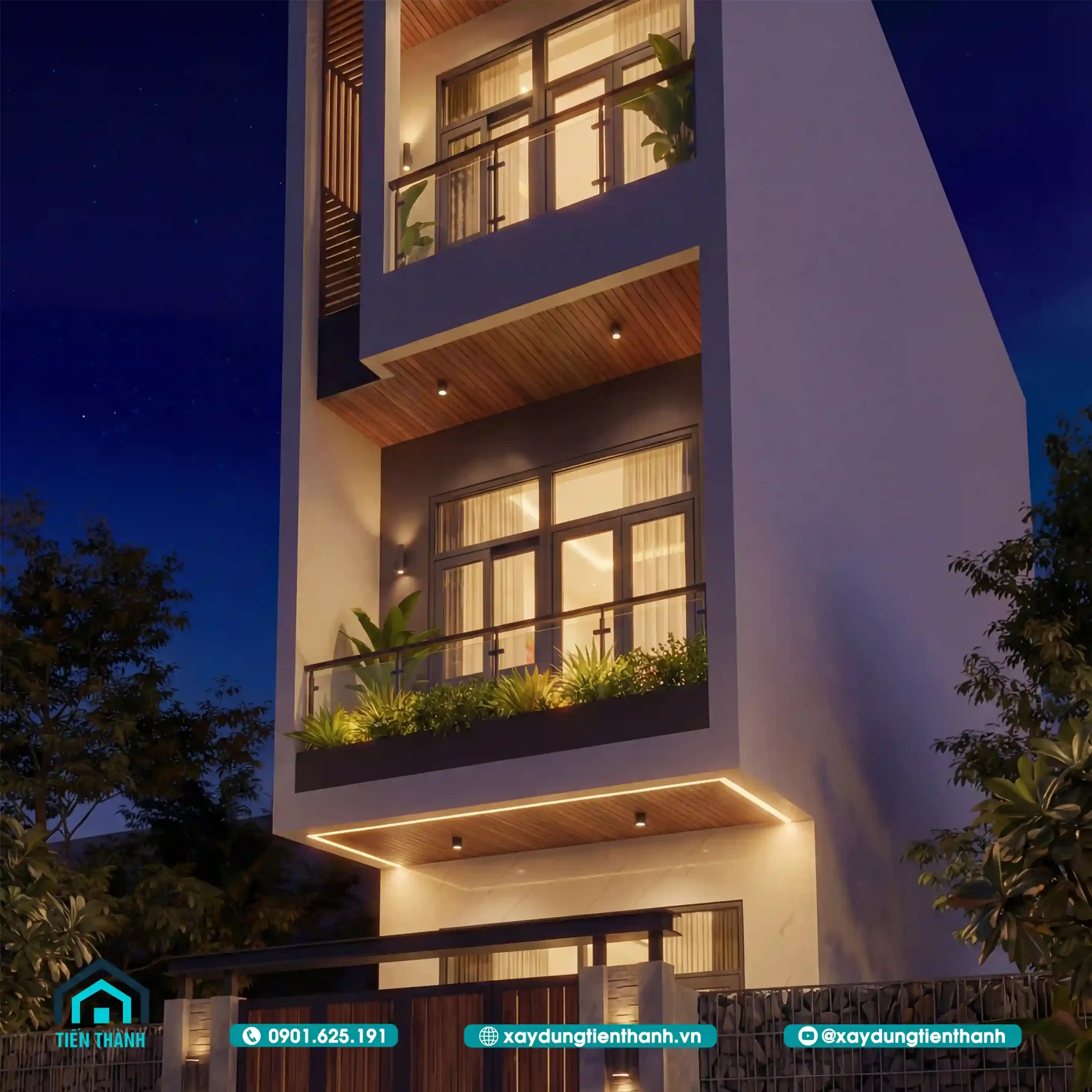 Mẫu Nhà 3 Tầng 4m Mặt Tiền: Giải Pháp Tối Ưu Công Năng mau nha 3 tang 4m mat tien 14 scaled - Mẫu Nhà 3 Tầng 4m Mặt Tiền: Giải Pháp Tối Ưu Công Năng