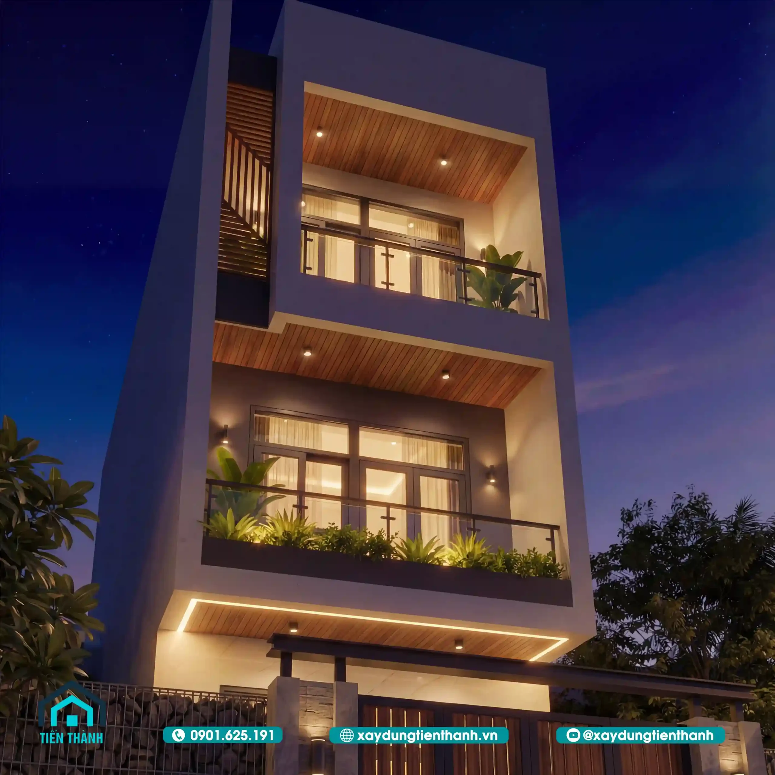 Mẫu Nhà 3 Tầng 4m Mặt Tiền: Giải Pháp Tối Ưu Công Năng mau nha 3 tang 4m mat tien 15 scaled - Mẫu Nhà 3 Tầng 4m Mặt Tiền: Giải Pháp Tối Ưu Công Năng