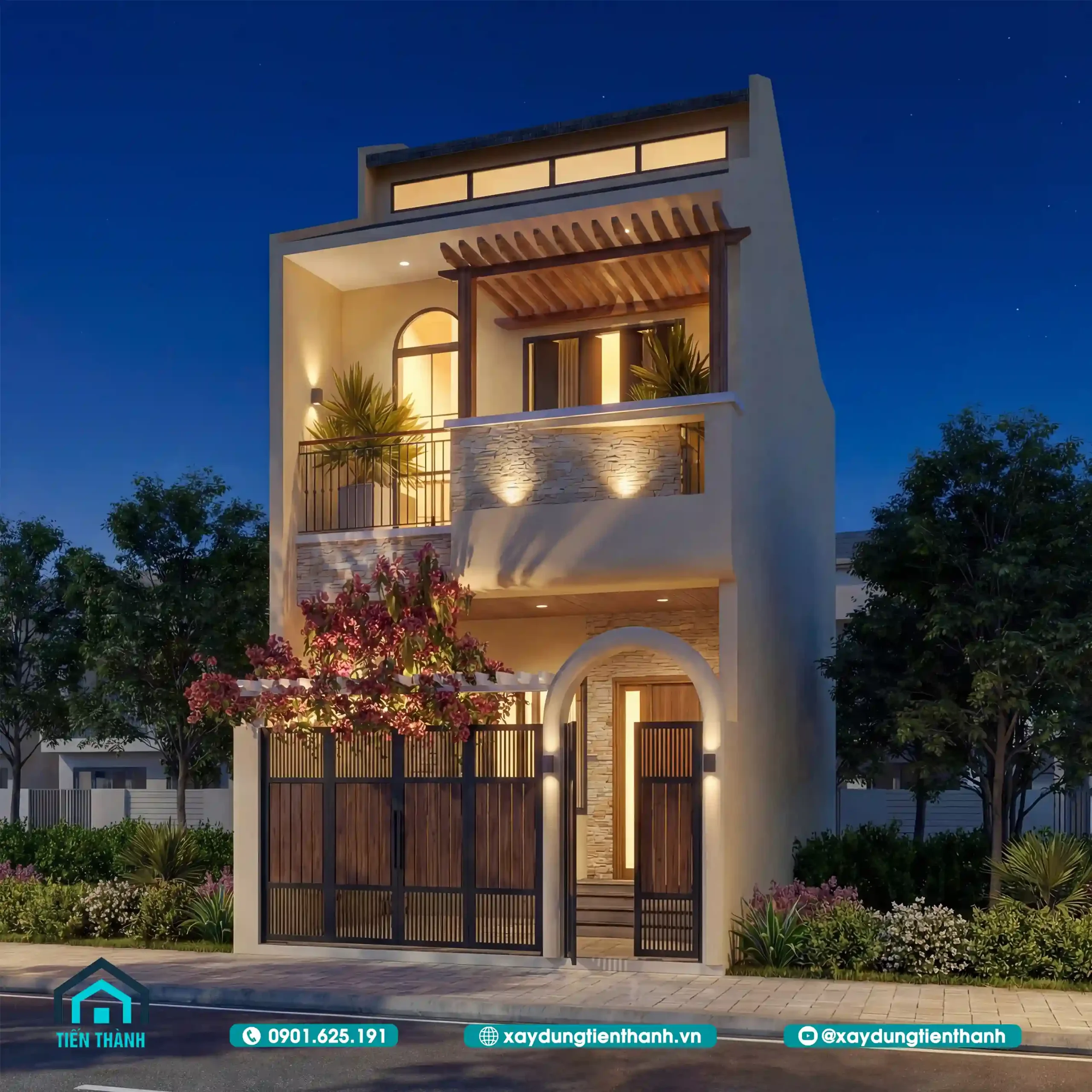 Mẫu Nhà 3 Tầng Đẹp Hiện Đại:Thiết Kế Đẳng Cấp Và Tiện Nghi mau nha 3 tang dep hien dai 10 scaled - Mẫu Nhà 3 Tầng Đẹp Hiện Đại:Thiết Kế Đẳng Cấp Và Tiện Nghi