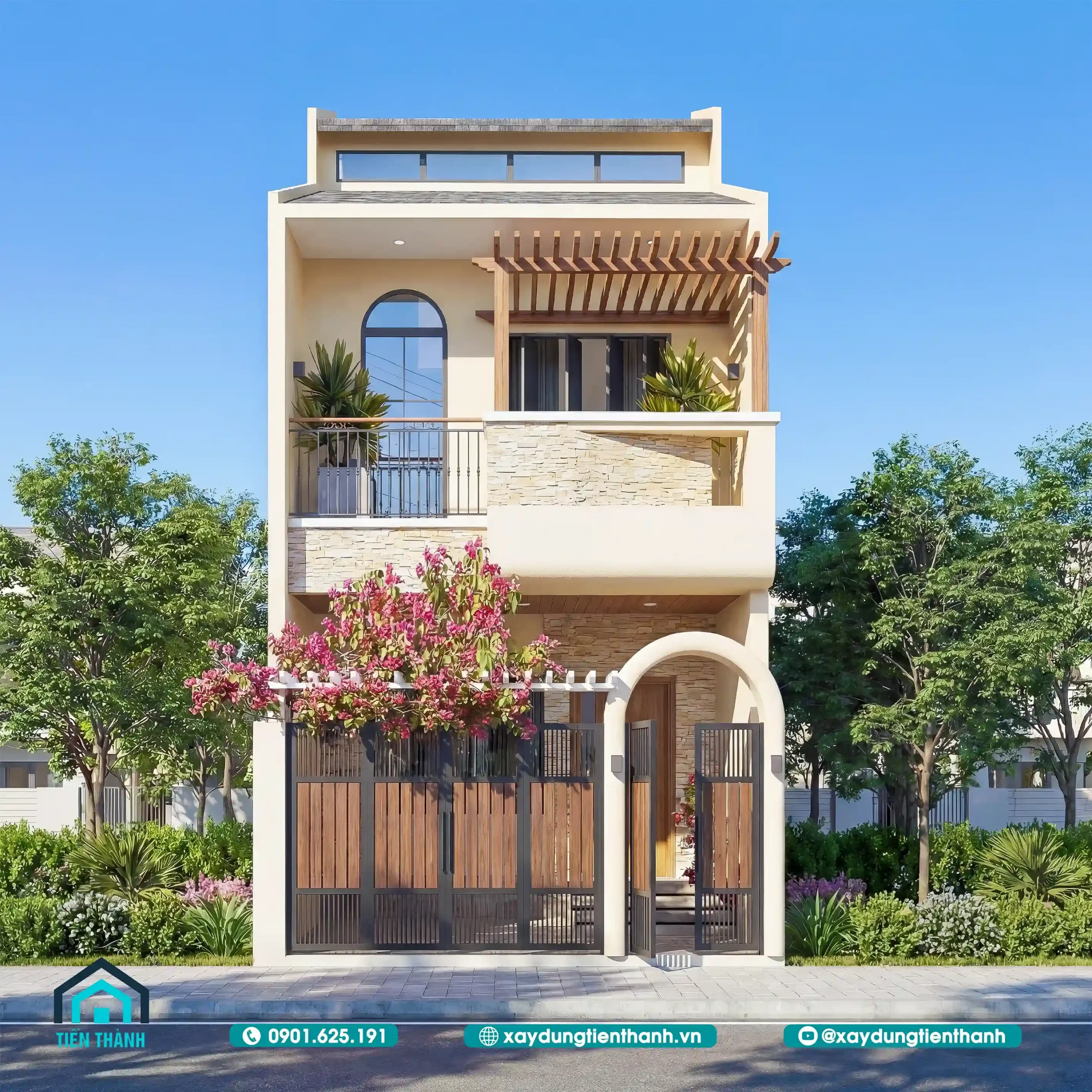 TRANG CHỦ mau nha 3 tang dep hien dai 4 scaled - TRANG CHỦ