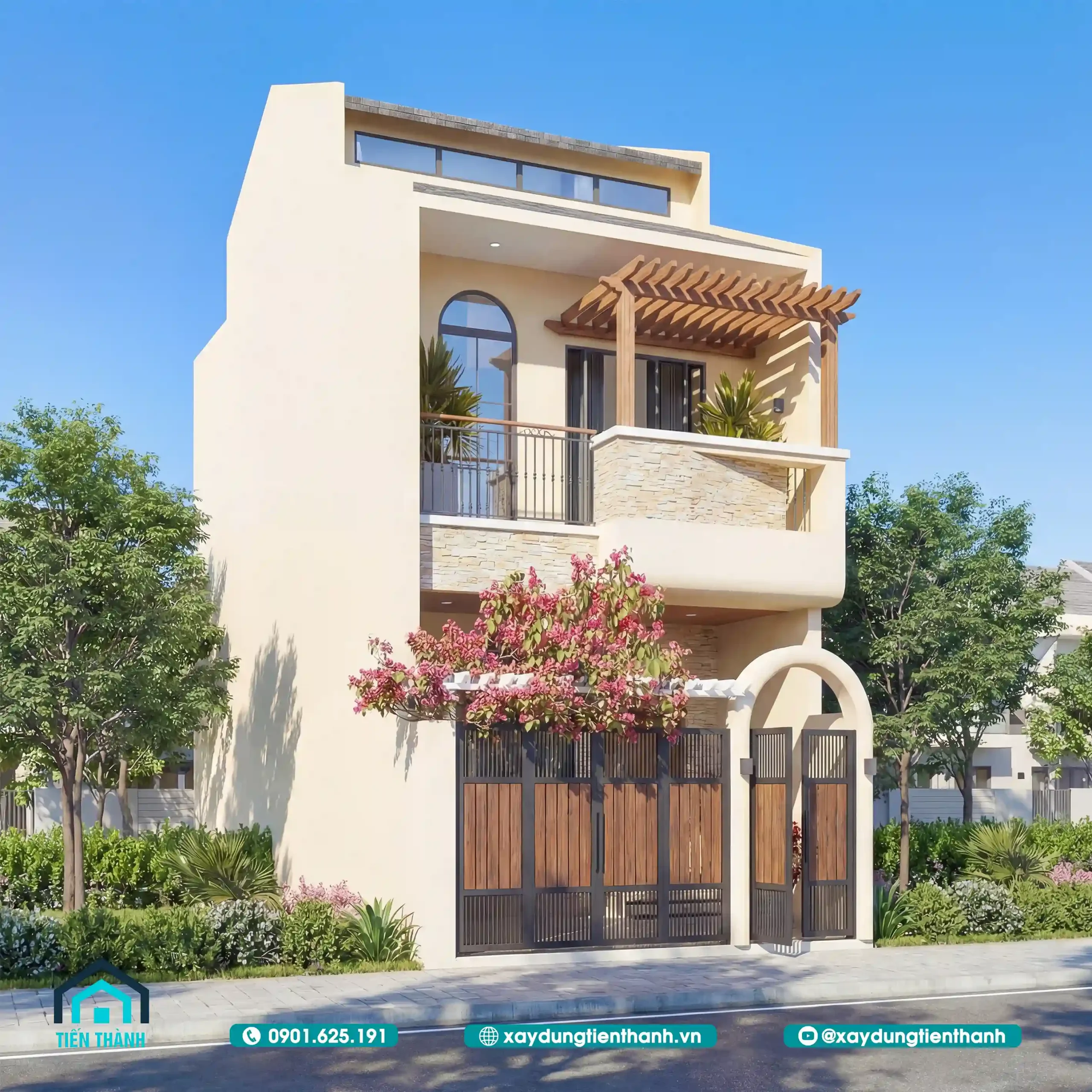 Mẫu Nhà 3 Tầng Đẹp Hiện Đại:Thiết Kế Đẳng Cấp Và Tiện Nghi mau nha 3 tang dep hien dai 5 scaled - Mẫu Nhà 3 Tầng Đẹp Hiện Đại:Thiết Kế Đẳng Cấp Và Tiện Nghi