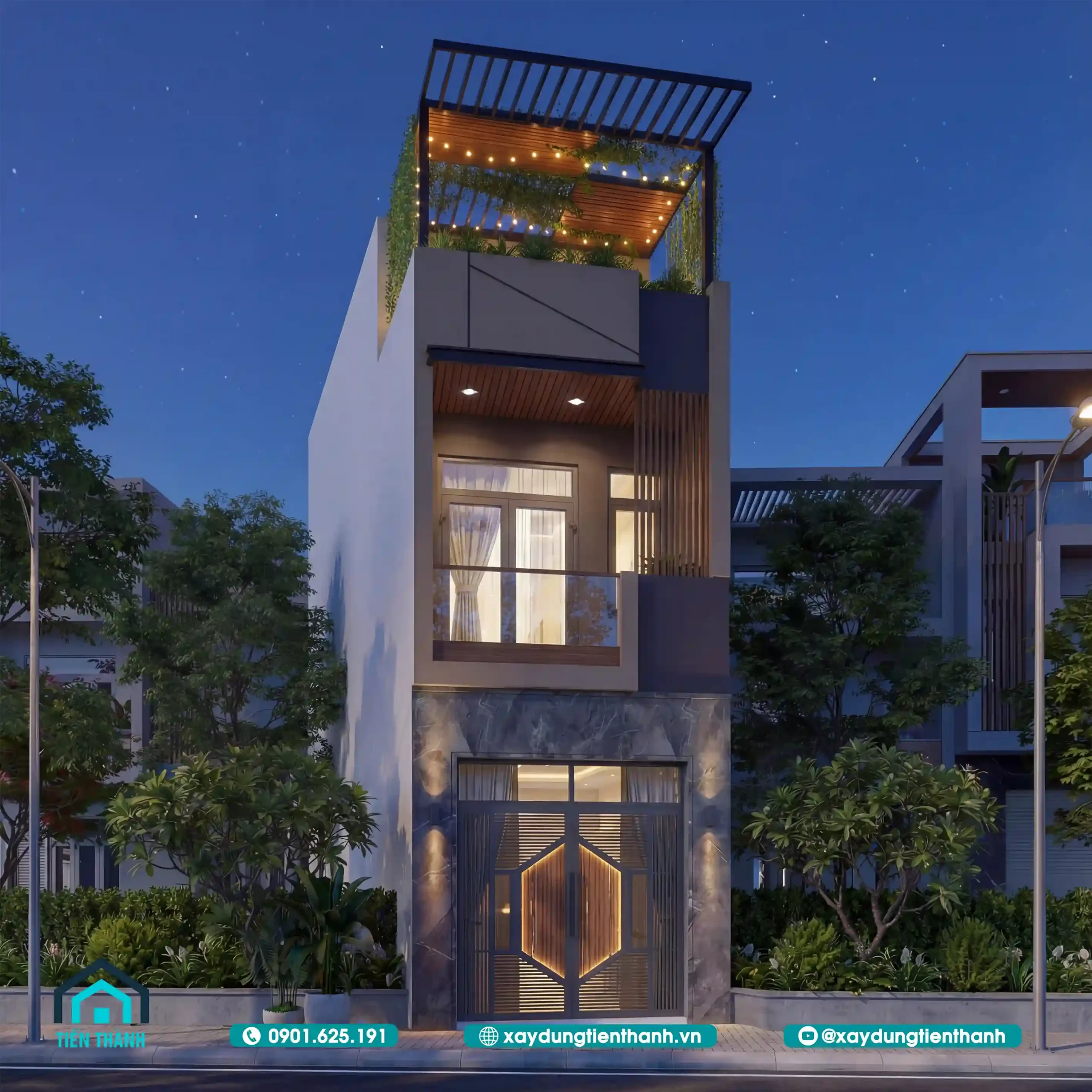 Mẫu Nhà 3 Tầng Giá Rẻ: Tối Ưu Cho Diện Tích Nhỏ mau nha 3 tang gia re 12 scaled - Mẫu Nhà 3 Tầng Giá Rẻ: Tối Ưu Cho Diện Tích Nhỏ