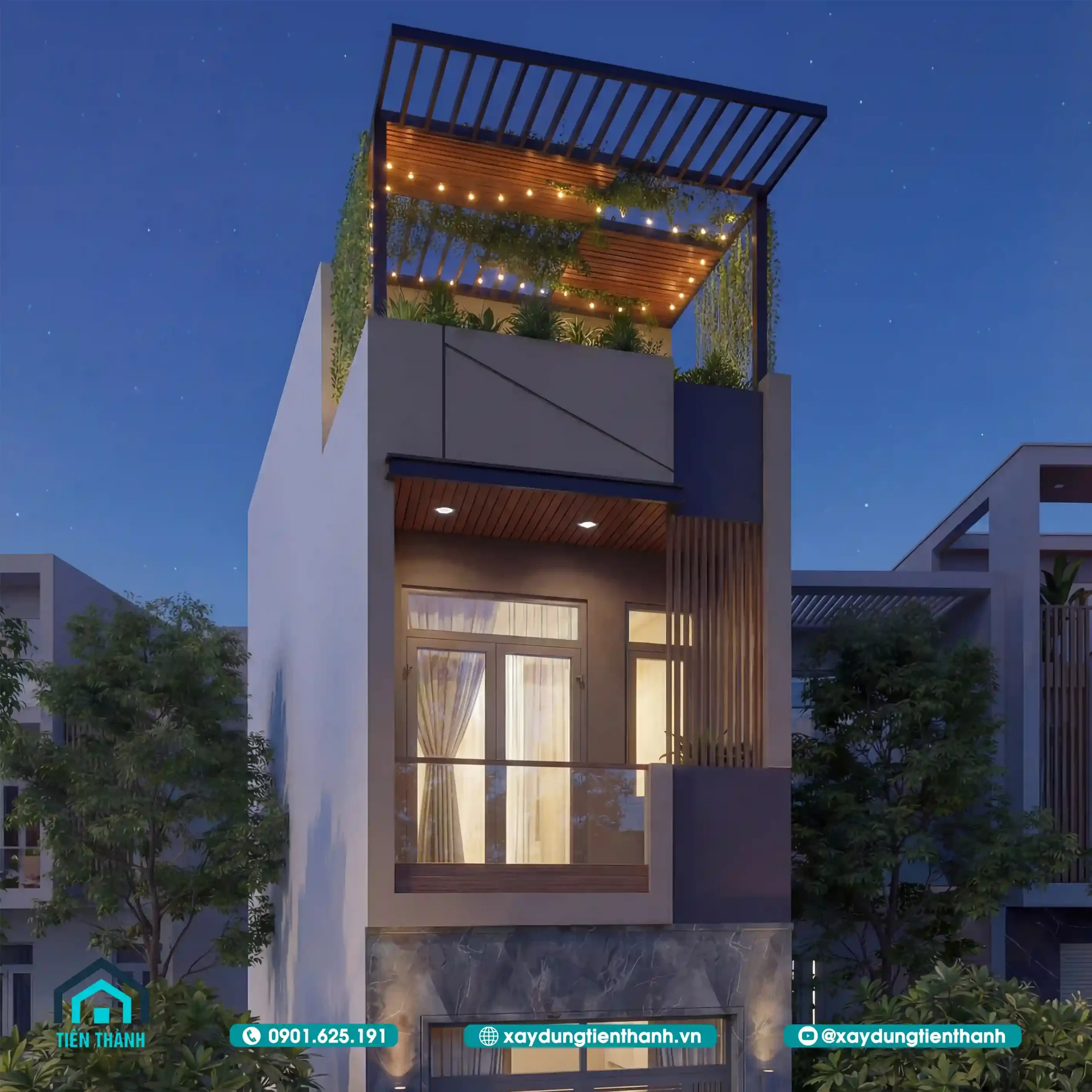 Mẫu Nhà 3 Tầng Giá Rẻ: Tối Ưu Cho Diện Tích Nhỏ mau nha 3 tang gia re 14 scaled - Mẫu Nhà 3 Tầng Giá Rẻ: Tối Ưu Cho Diện Tích Nhỏ