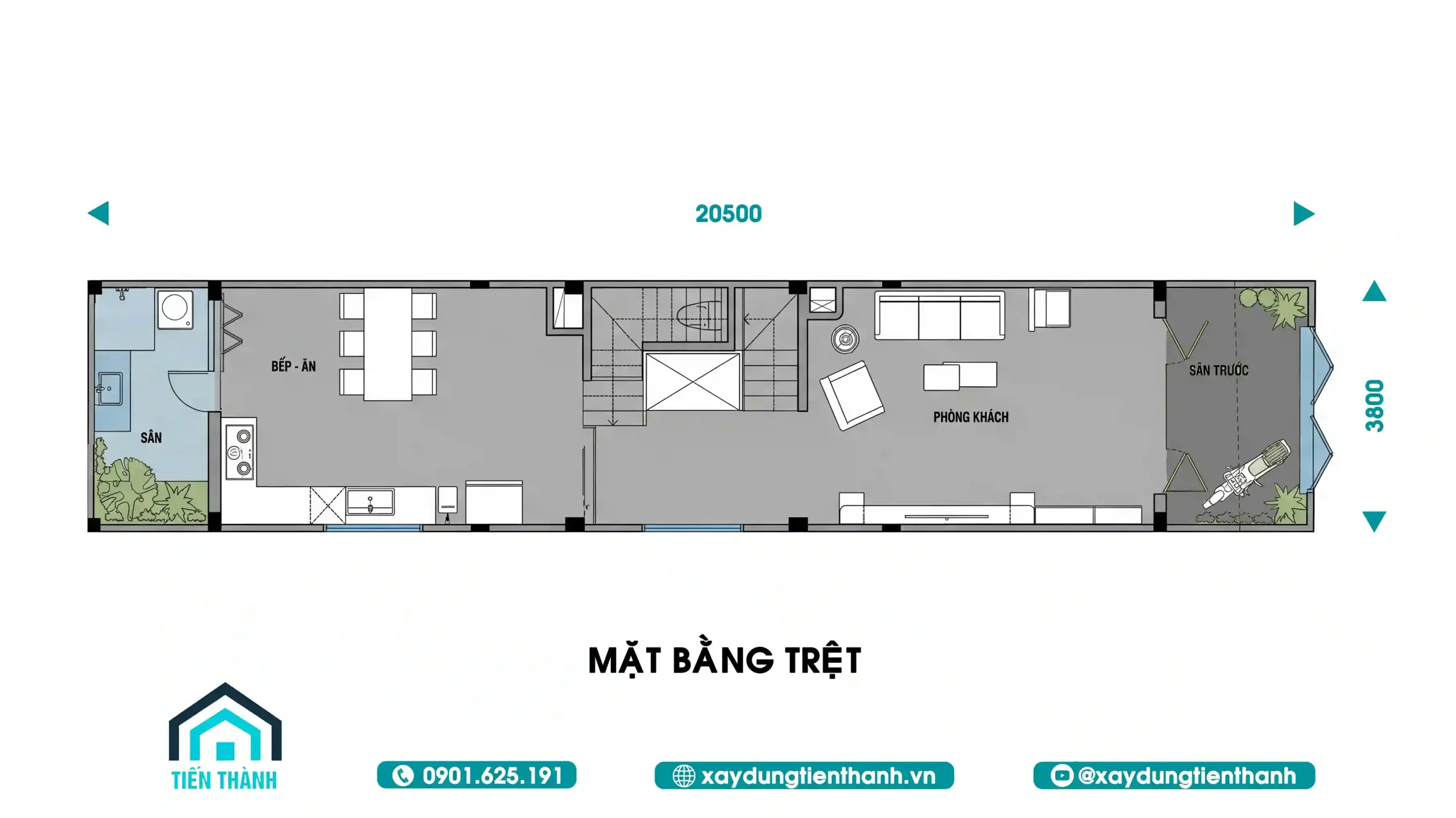 Mẫu Nhà 3 Tầng Hiện Đại: Giải Pháp Kiến Trúc Cho Phố Thị mau nha 3 tang hien dai 1 scaled - Mẫu Nhà 3 Tầng Hiện Đại: Giải Pháp Kiến Trúc Cho Phố Thị