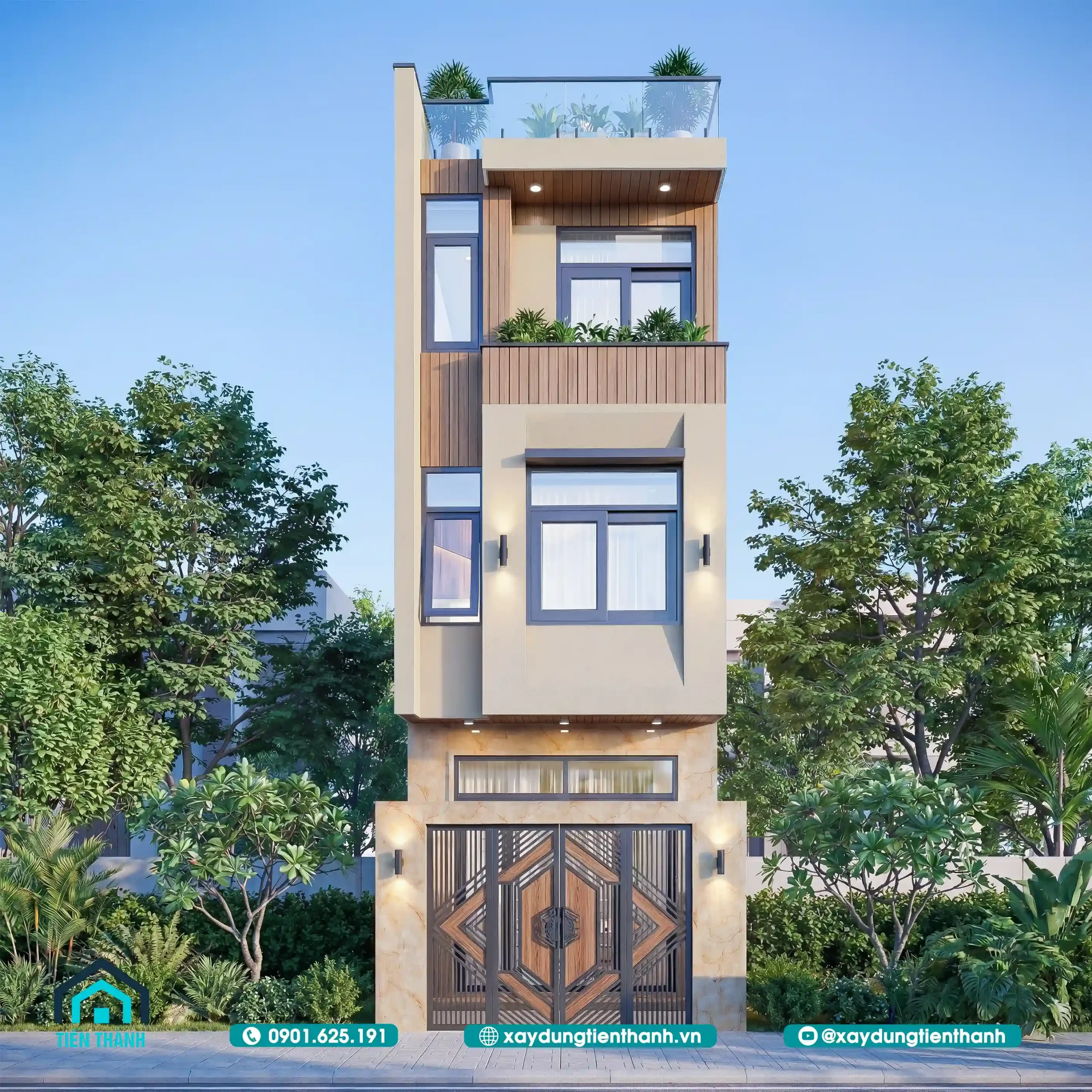 TRANG CHỦ mau nha 3 tang khong co ban cong 6 scaled - TRANG CHỦ