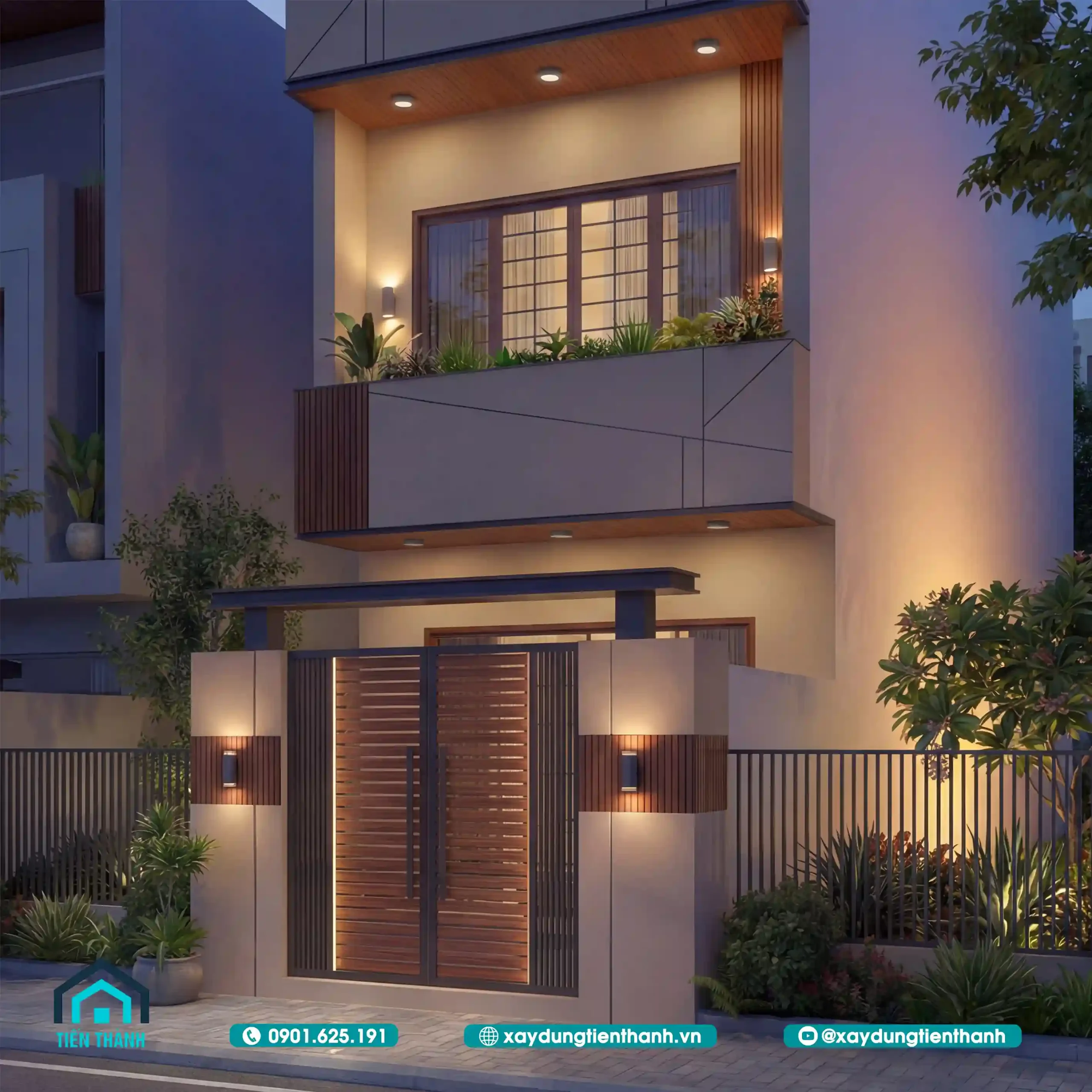 Mẫu nhà 3 tầng mặt tiền 4m hiện đại: Không gian hoàn hảo mau nha 3 tang mat tien 4m hien dai 12 scaled - Mẫu nhà 3 tầng mặt tiền 4m hiện đại: Không gian hoàn hảo