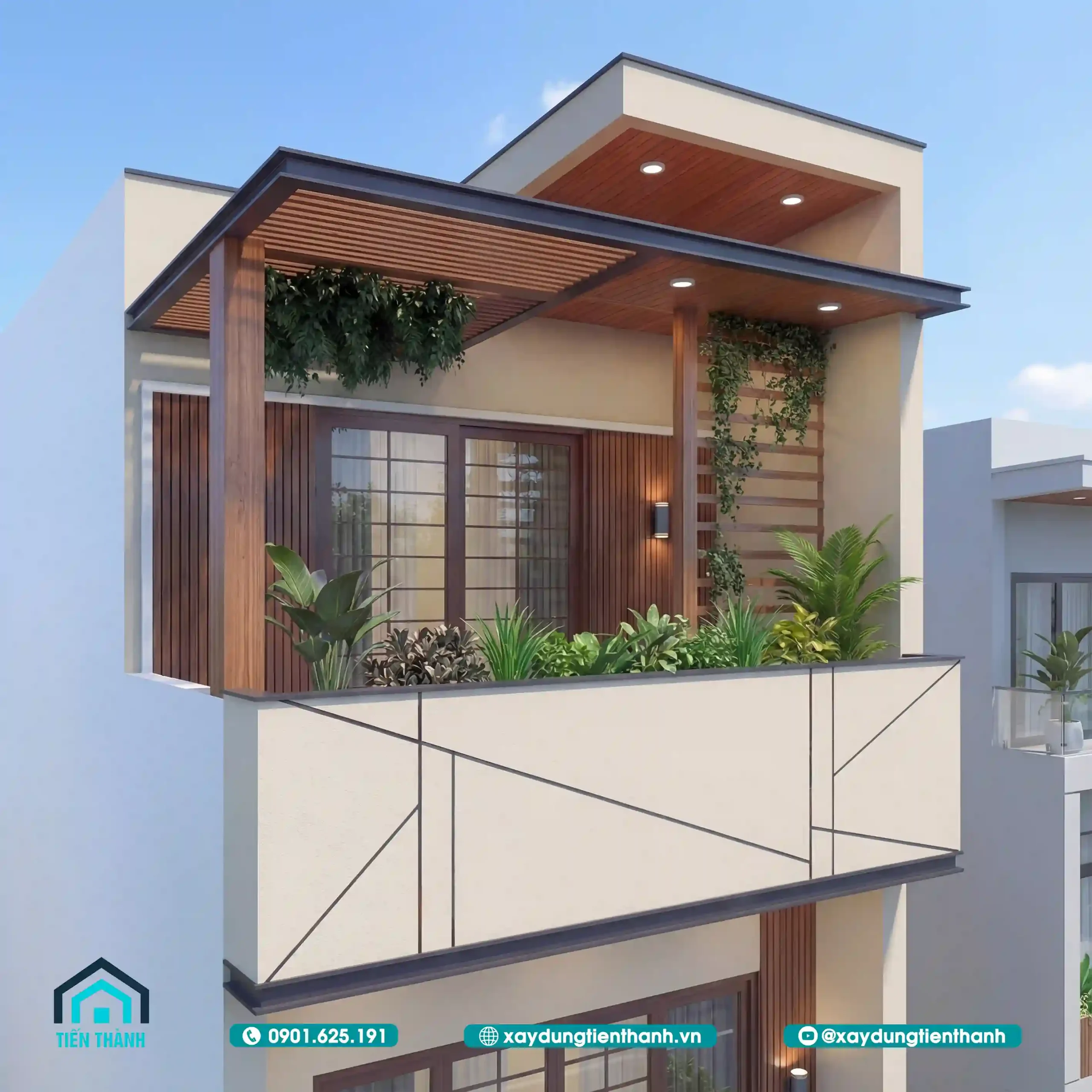 Mẫu nhà 3 tầng mặt tiền 4m hiện đại: Không gian hoàn hảo mau nha 3 tang mat tien 4m hien dai 8 scaled - Mẫu nhà 3 tầng mặt tiền 4m hiện đại: Không gian hoàn hảo