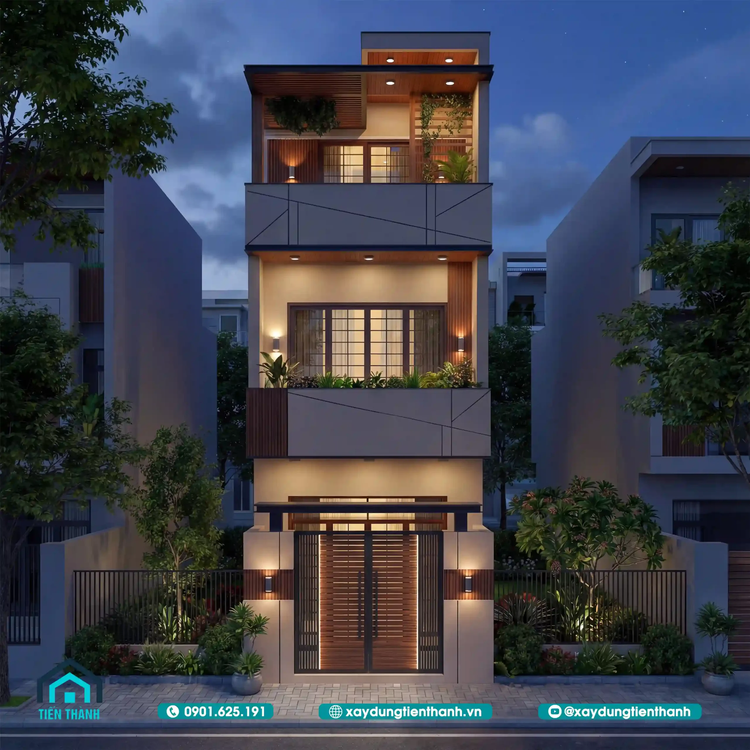 TRANG CHỦ mau nha 3 tang mat tien 4m hien dai 9 scaled - TRANG CHỦ