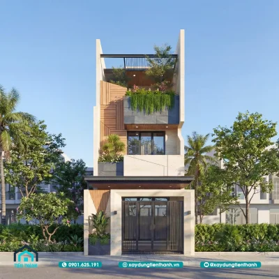 mau nha 5x20 3 tang 4 400x400 - Mẫu Nhà 5x20 3 Tầng Hiện Đại: Giải Pháp Kiến Trúc Hoàn Hảo