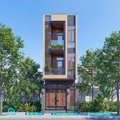 mau nha ong 3 tang 4x16 dep 5 400x400 - Mẫu nhà ống 3 tầng 4x16 đẹp: Xu hướng kiến trúc hiện đại