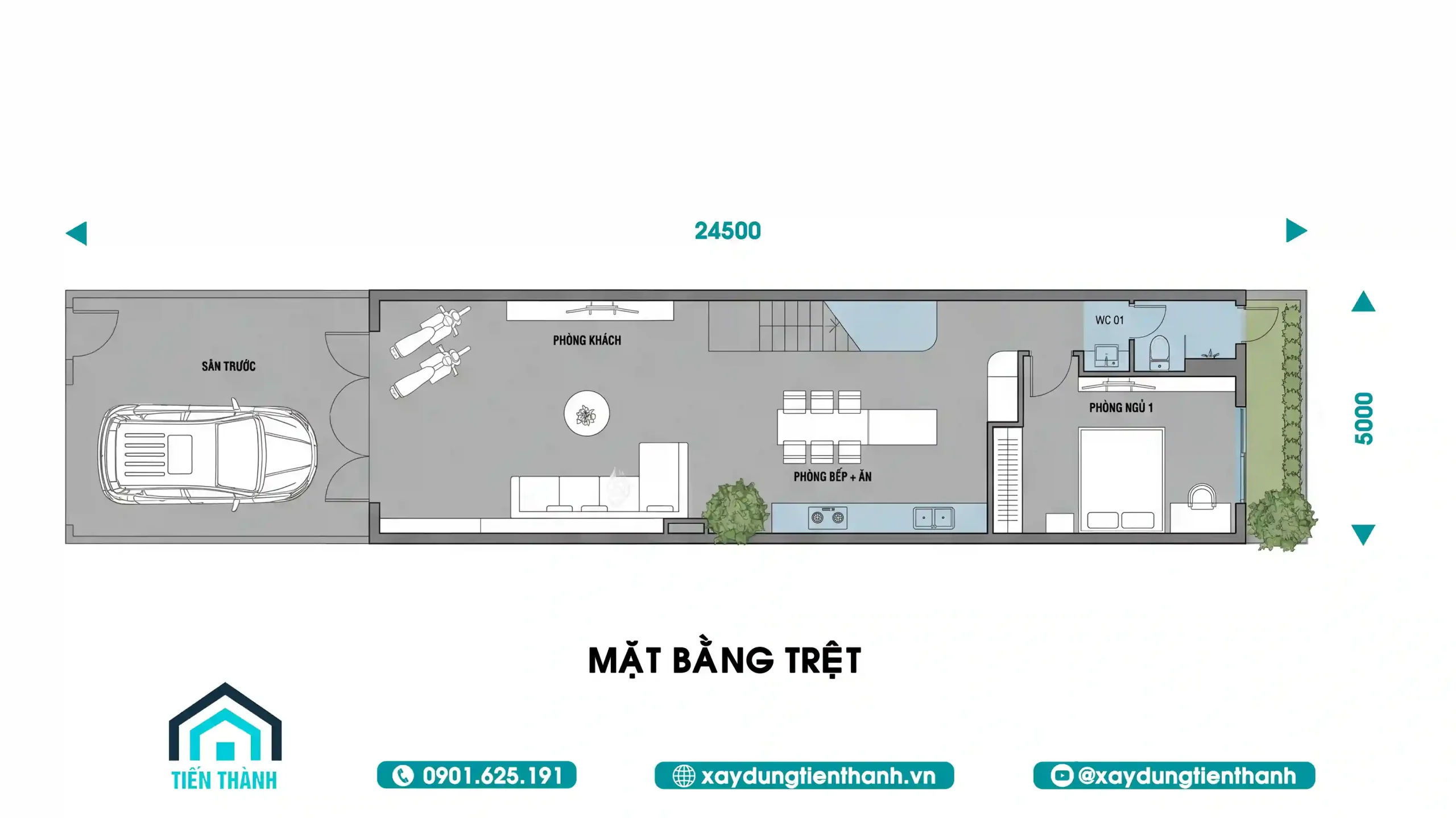 Mẫu Nhà Ống 3 Tầng Đẹp Nhất Hiện Nay: Kiến Trúc Hiện Đại mau nha ong 3 tang dep nhat hien nay 1 scaled - Mẫu Nhà Ống 3 Tầng Đẹp Nhất Hiện Nay: Kiến Trúc Hiện Đại