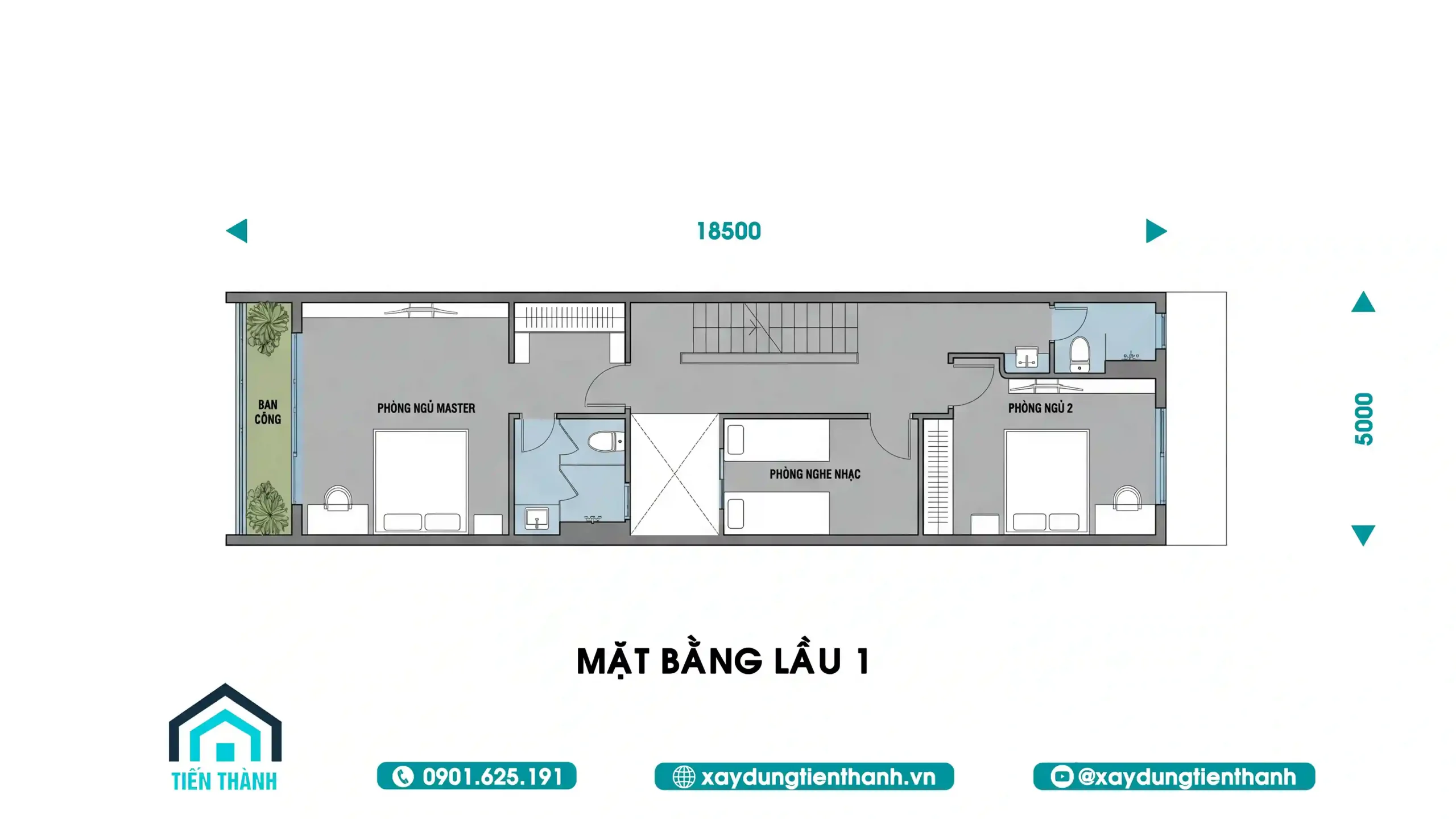 Mẫu Nhà Ống 3 Tầng Đẹp Nhất Hiện Nay: Kiến Trúc Hiện Đại mau nha ong 3 tang dep nhat hien nay 2 scaled - Mẫu Nhà Ống 3 Tầng Đẹp Nhất Hiện Nay: Kiến Trúc Hiện Đại