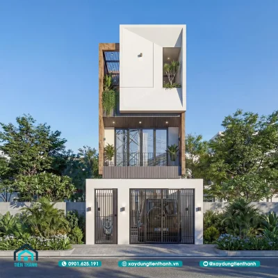 mau nha ong 3 tang dep nhat hien nay 4 400x400 - Mẫu Nhà Ống 3 Tầng Đẹp Nhất Hiện Nay: Kiến Trúc Hiện Đại