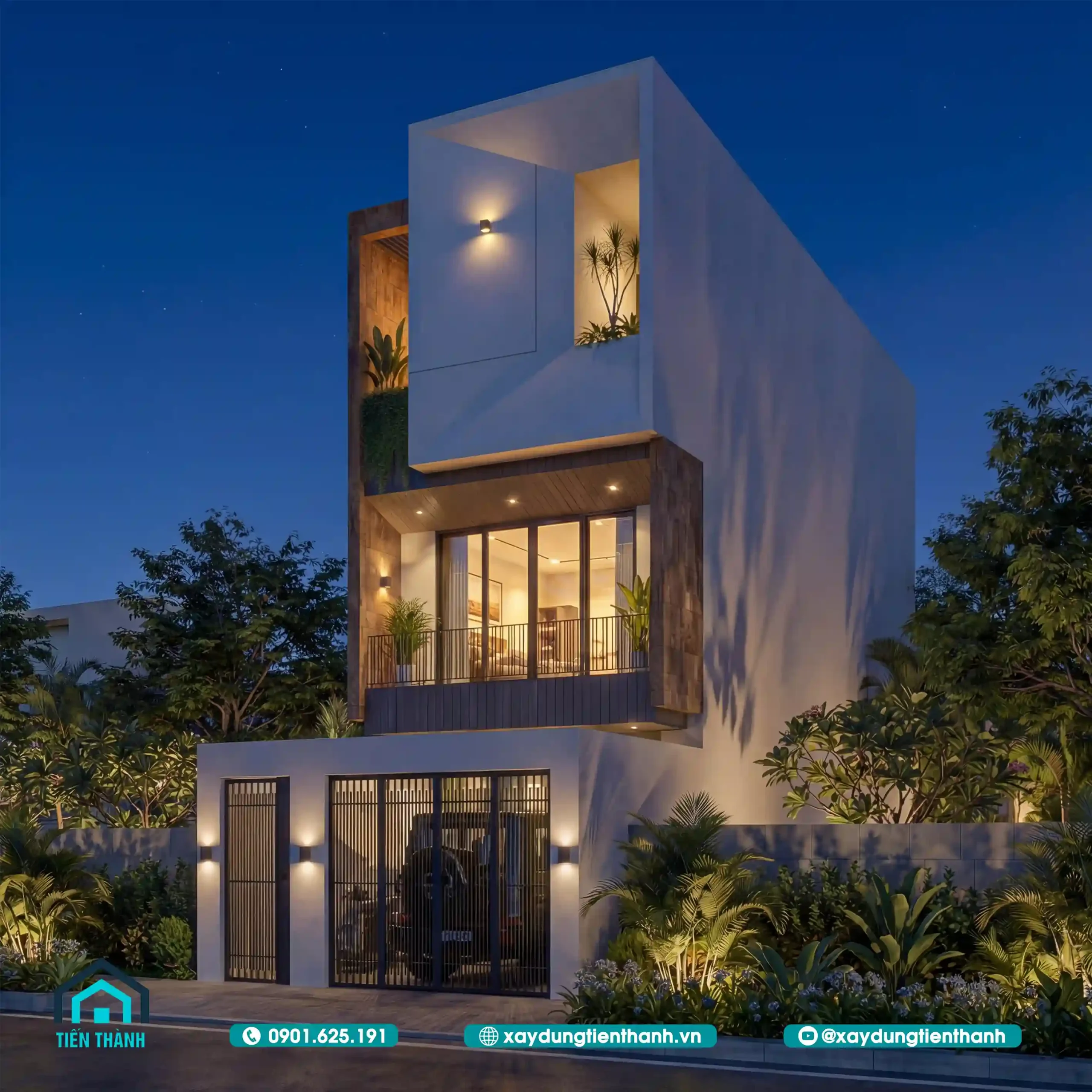 Mẫu Nhà Ống 3 Tầng Đẹp Nhất Hiện Nay: Kiến Trúc Hiện Đại mau nha ong 3 tang dep nhat hien nay 9 scaled - Mẫu Nhà Ống 3 Tầng Đẹp Nhất Hiện Nay: Kiến Trúc Hiện Đại