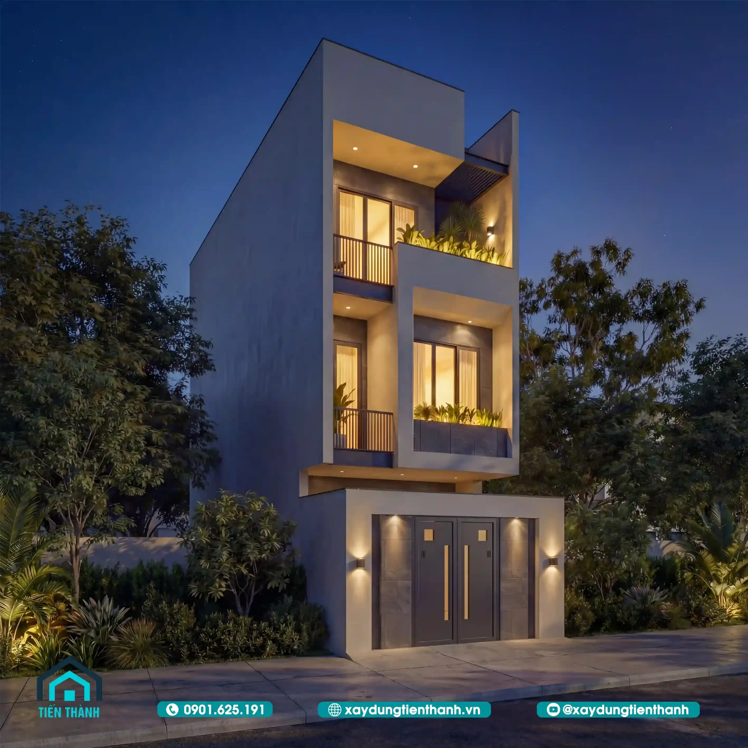 Mẫu Nhà Ống 3 Tầng Mặt Tiền 5m: Giải Pháp Kiến Trúc Đẳng Cấp mau nha ong 3 tang mat tien 5m 11 scaled - Mẫu Nhà Ống 3 Tầng Mặt Tiền 5m: Giải Pháp Kiến Trúc Đẳng Cấp