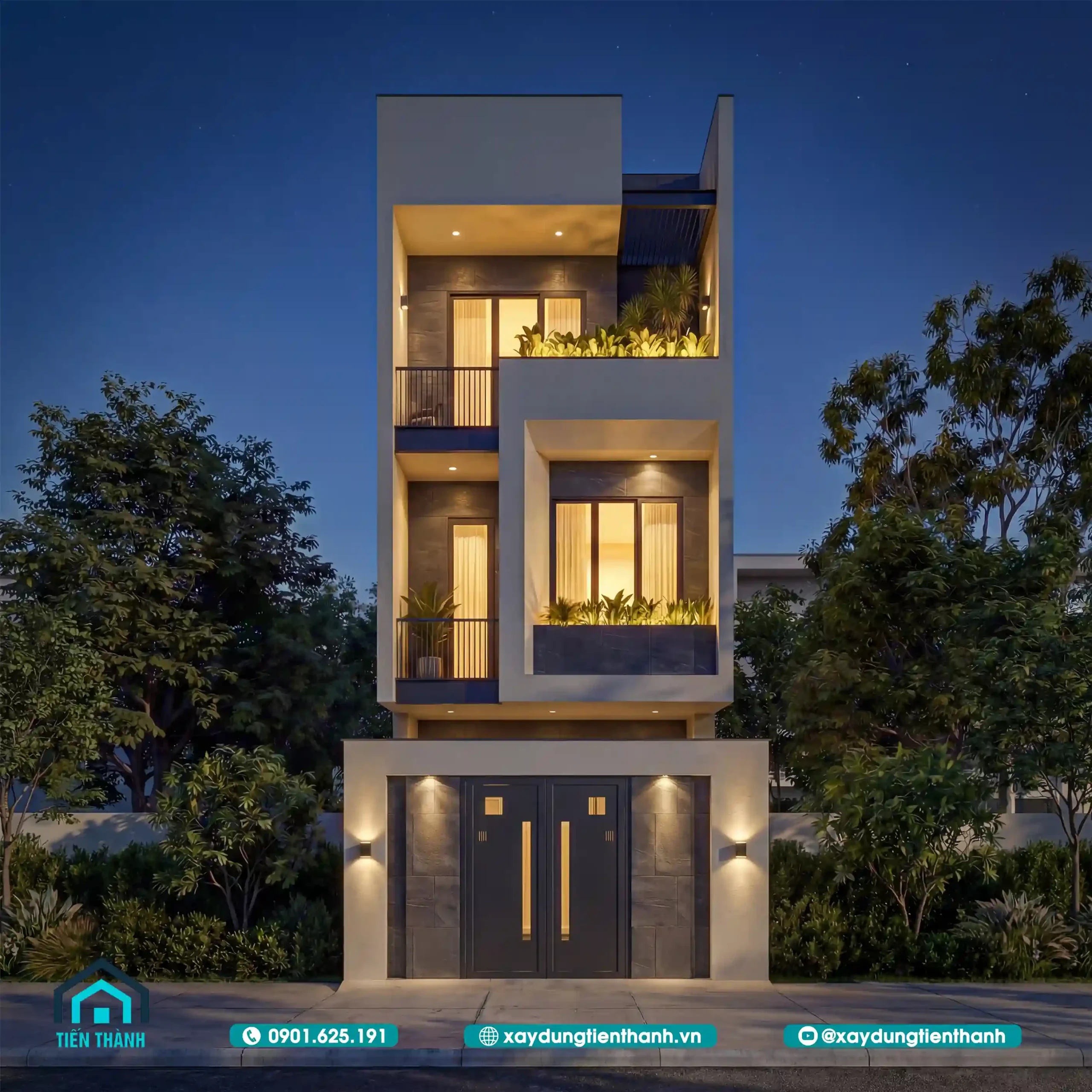 Mẫu Nhà Ống 3 Tầng Mặt Tiền 5m: Giải Pháp Kiến Trúc Đẳng Cấp mau nha ong 3 tang mat tien 5m 12 scaled - Mẫu Nhà Ống 3 Tầng Mặt Tiền 5m: Giải Pháp Kiến Trúc Đẳng Cấp