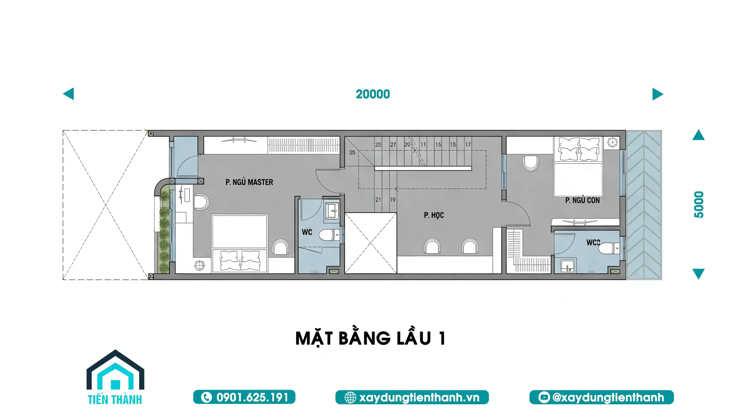 Mẫu Nhà Ống 3 Tầng Mặt Tiền 5m: Giải Pháp Kiến Trúc Đẳng Cấp mau nha ong 3 tang mat tien 5m 2 scaled - Mẫu Nhà Ống 3 Tầng Mặt Tiền 5m: Giải Pháp Kiến Trúc Đẳng Cấp