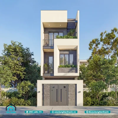 mau nha ong 3 tang mat tien 5m 4 400x400 - Mẫu Nhà Ống 3 Tầng Mặt Tiền 5m: Giải Pháp Kiến Trúc Đẳng Cấp