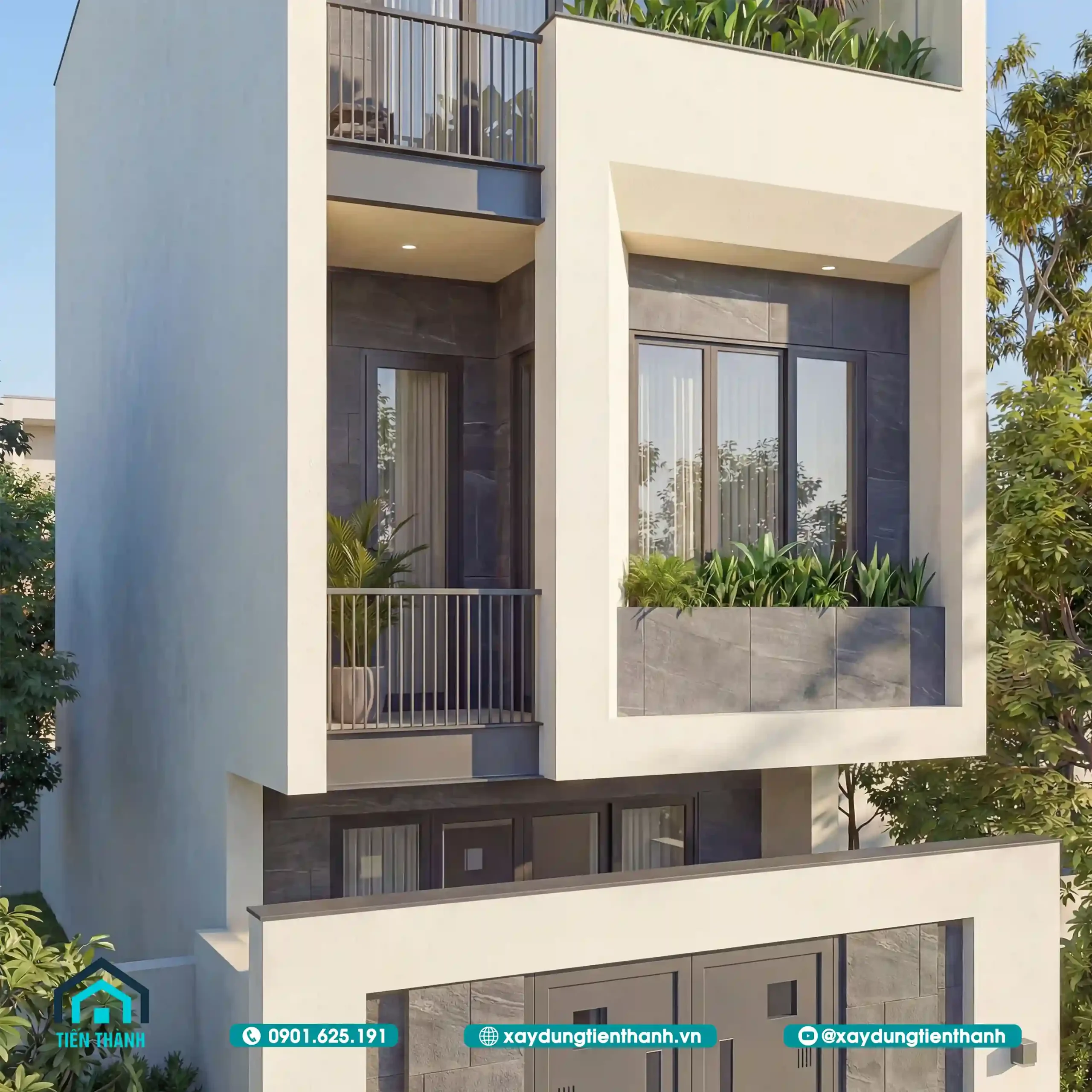 Mẫu Nhà Ống 3 Tầng Mặt Tiền 5m: Giải Pháp Kiến Trúc Đẳng Cấp mau nha ong 3 tang mat tien 5m 9 scaled - Mẫu Nhà Ống 3 Tầng Mặt Tiền 5m: Giải Pháp Kiến Trúc Đẳng Cấp