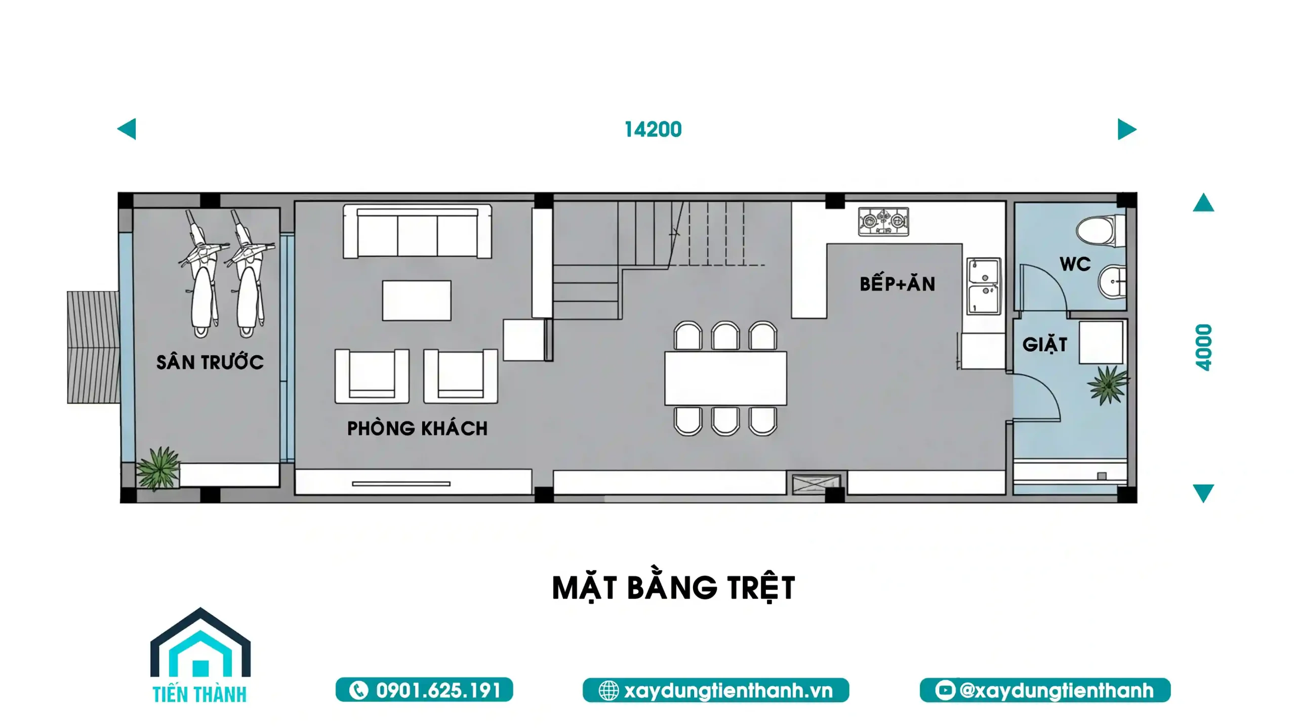 Ngang 4m Mẫu Nhà Ống Đẹp 3 Tầng 4m:Kiến Trúc Đẳng Cấp ngang 4m mau nha ong dep 3 tang 4m 1 scaled - Ngang 4m Mẫu Nhà Ống Đẹp 3 Tầng 4m:Kiến Trúc Đẳng Cấp
