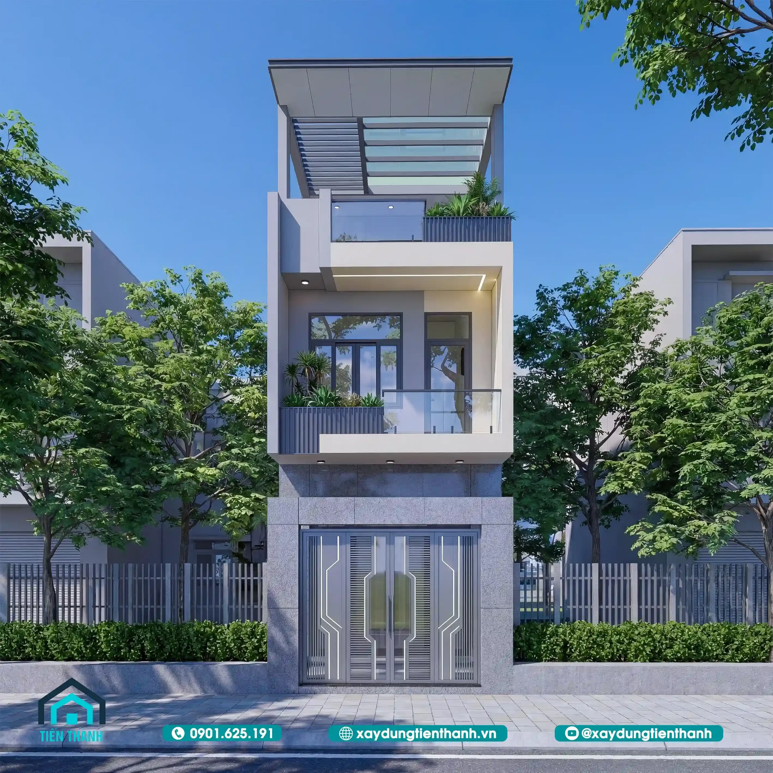 Ngang 4m Mẫu Nhà Ống Đẹp 3 Tầng 4m:Kiến Trúc Đẳng Cấp ngang 4m mau nha ong dep 3 tang 4m 4 scaled - Ngang 4m Mẫu Nhà Ống Đẹp 3 Tầng 4m:Kiến Trúc Đẳng Cấp