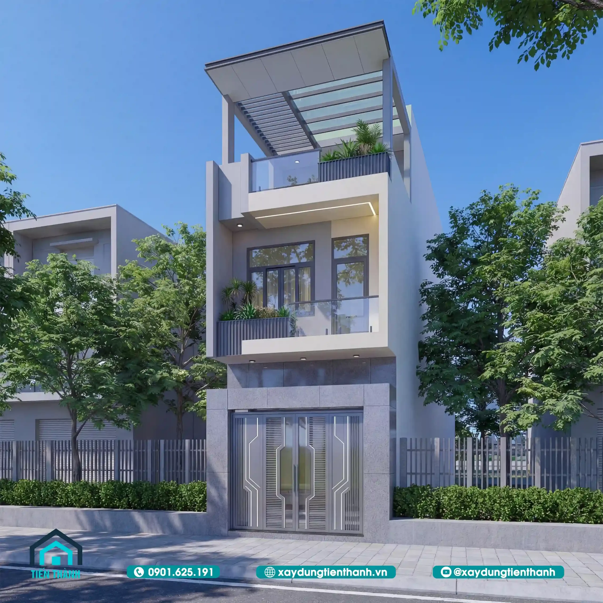 Ngang 4m Mẫu Nhà Ống Đẹp 3 Tầng 4m:Kiến Trúc Đẳng Cấp ngang 4m mau nha ong dep 3 tang 4m 5 scaled - Ngang 4m Mẫu Nhà Ống Đẹp 3 Tầng 4m:Kiến Trúc Đẳng Cấp