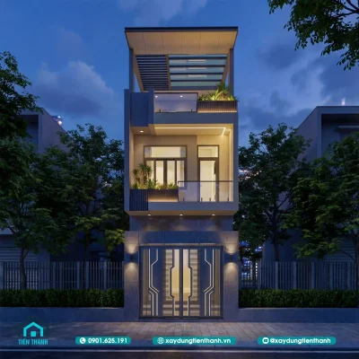 ngang 4m mau nha ong dep 3 tang 4m 9 400x400 - Ngang 4m Mẫu Nhà Ống Đẹp 3 Tầng 4m:Kiến Trúc Đẳng Cấp