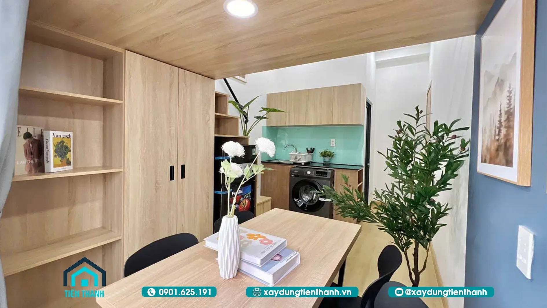 chi phi xay phong tro 12m2 11a - Chi ph&iacute; x&acirc;y dựng ph&ograve;ng trọ 12m2, thiết kế đẹp [TIẾT KIỆM]