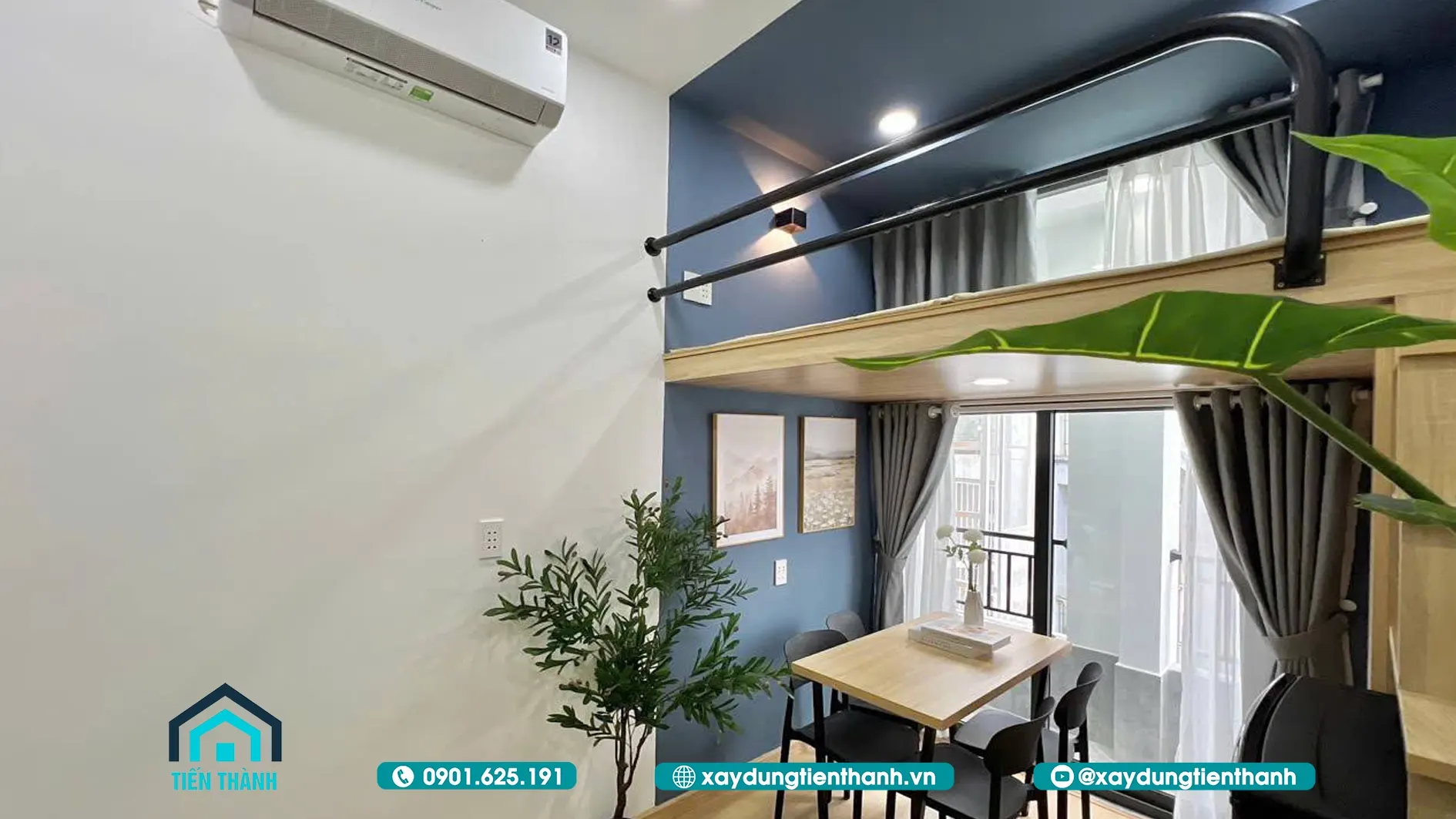chi phi xay phong tro 12m2 13a - Chi ph&iacute; x&acirc;y dựng ph&ograve;ng trọ 12m2, thiết kế đẹp [TIẾT KIỆM]
