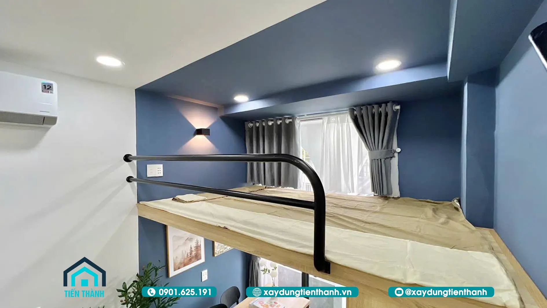 chi phi xay phong tro 12m2 14a - Chi ph&iacute; x&acirc;y dựng ph&ograve;ng trọ 12m2, thiết kế đẹp [TIẾT KIỆM]