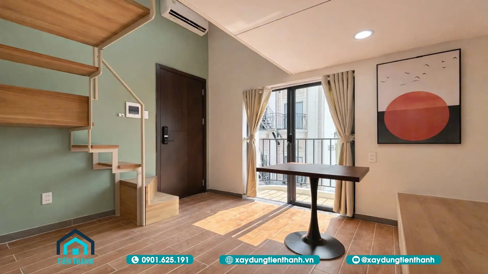 chi phi xay phong tro 12m2 17a - Chi ph&iacute; x&acirc;y dựng ph&ograve;ng trọ 12m2, thiết kế đẹp [TIẾT KIỆM]