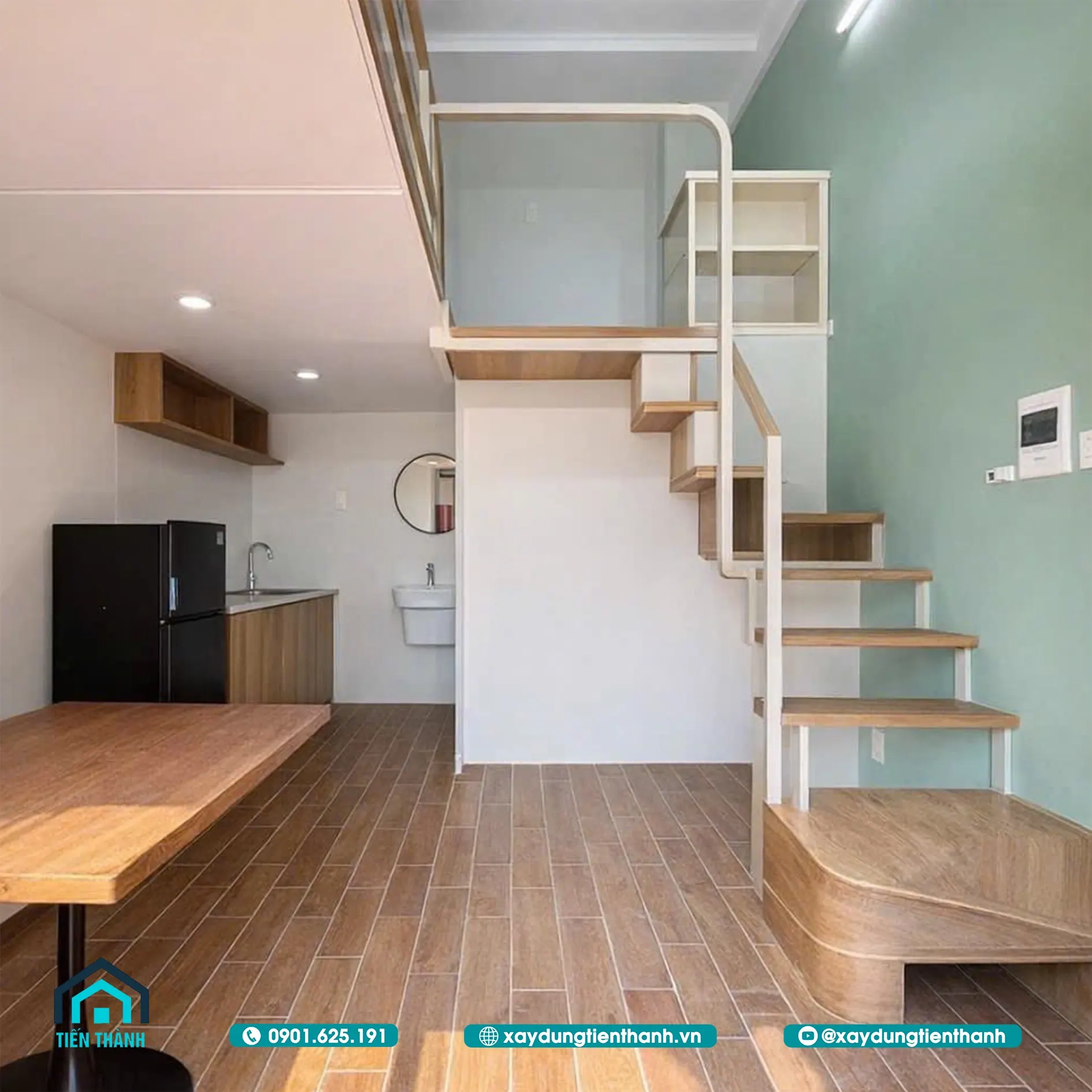 chi phi xay phong tro 12m2 18a - Chi ph&iacute; x&acirc;y dựng ph&ograve;ng trọ 12m2, thiết kế đẹp [TIẾT KIỆM]