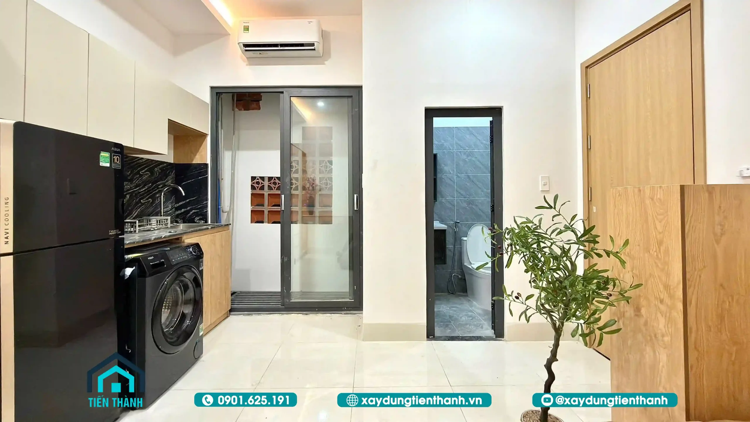 chi phi xay phong tro 12m2 22a scaled - Chi ph&iacute; x&acirc;y dựng ph&ograve;ng trọ 12m2, thiết kế đẹp [TIẾT KIỆM]