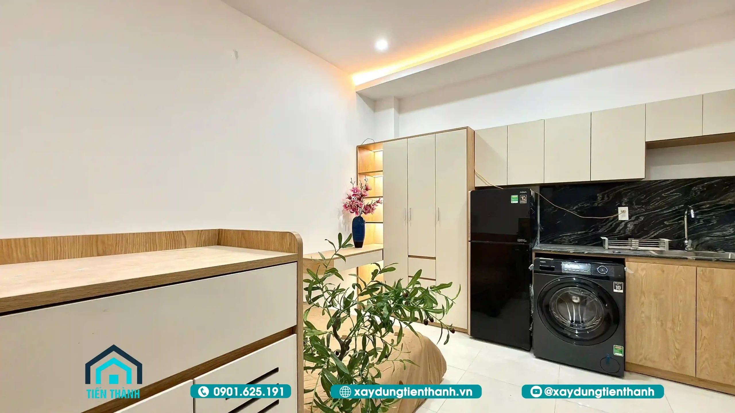chi phi xay phong tro 12m2 23a scaled - Chi ph&iacute; x&acirc;y dựng ph&ograve;ng trọ 12m2, thiết kế đẹp [TIẾT KIỆM]