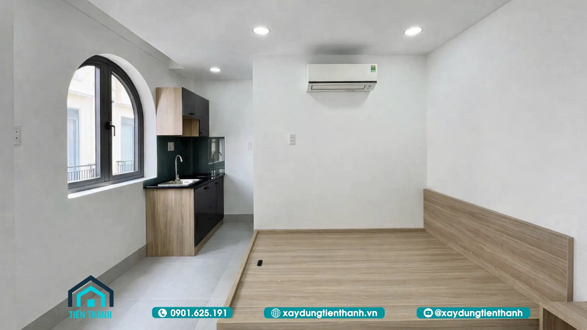 chi phi xay phong tro 16m2 11aa - Chi ph&iacute; x&acirc;y ph&ograve;ng trọ 16m2 thiết kế đẹp [RẺ TIẾT KIỆM]