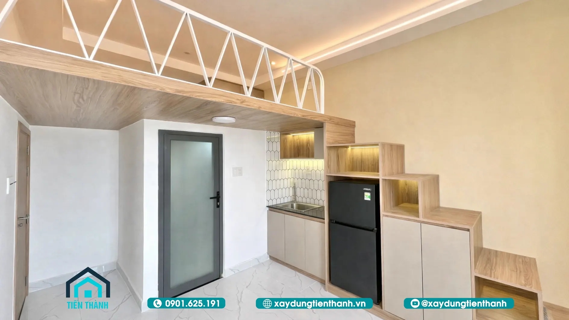 chi phi xay phong tro 16m2 1aa - Chi ph&iacute; x&acirc;y ph&ograve;ng trọ 16m2 thiết kế đẹp [RẺ TIẾT KIỆM]