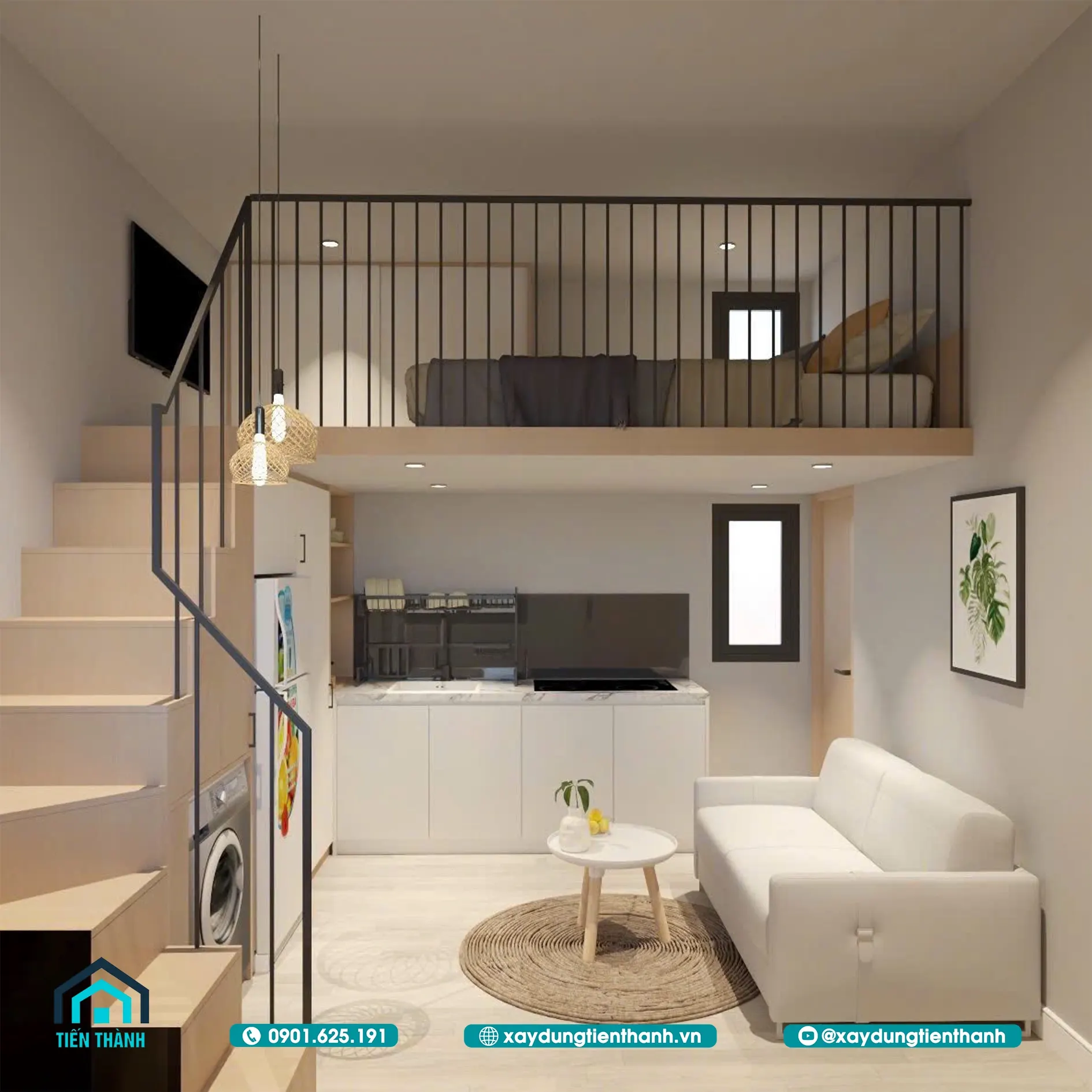 chi phi xay phong tro 30m2 40m2 1aa - Chi ph&iacute; x&acirc;y ph&ograve;ng trọ 30m2,40m2 thiết kế đẹp [TIẾT KIỆM]