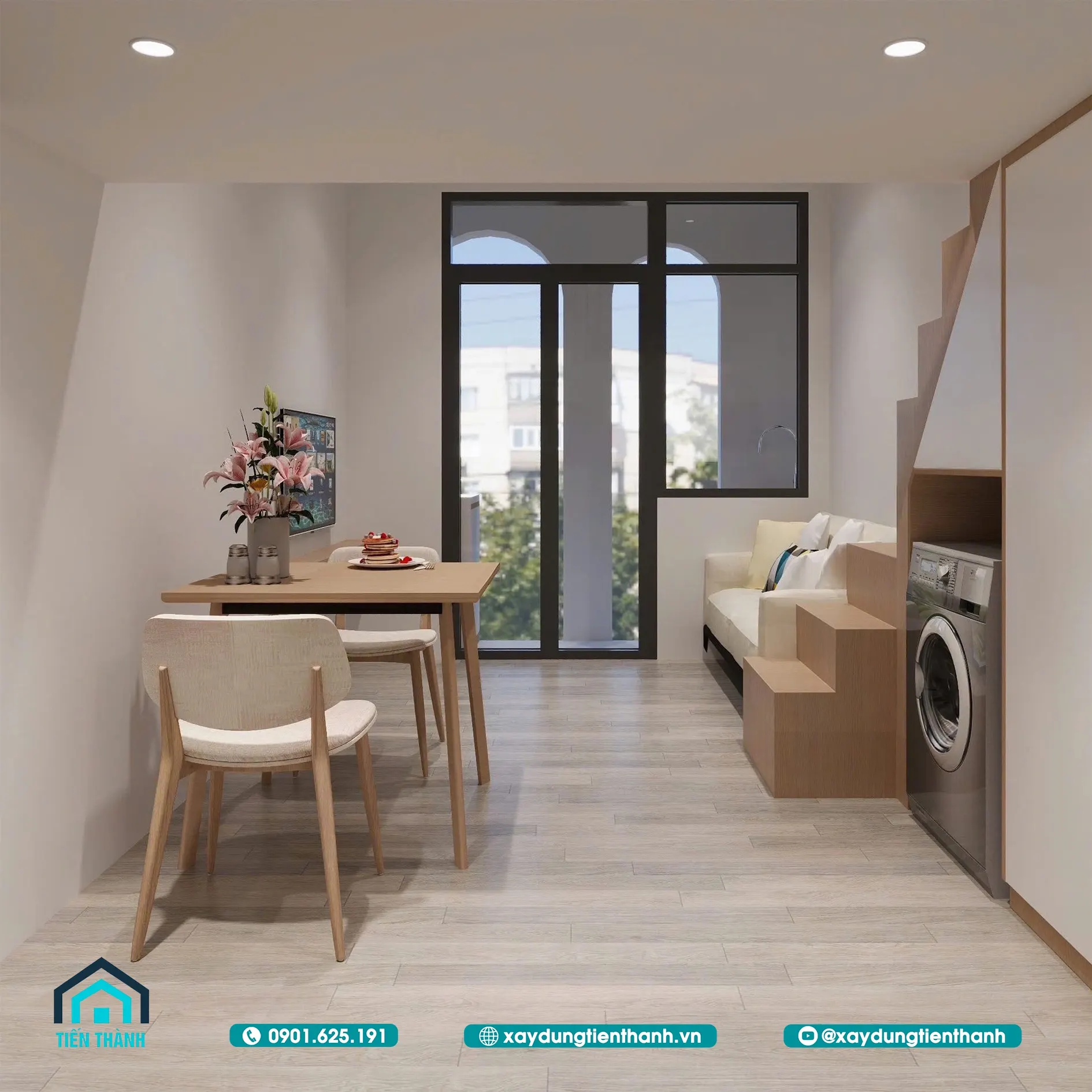 chi phi xay phong tro 30m2 40m2 6aa - Chi ph&iacute; x&acirc;y ph&ograve;ng trọ 30m2,40m2 thiết kế đẹp [TIẾT KIỆM]