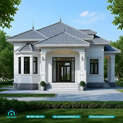 mau nha cap 4 don gian 3 phong ngu 2 400x400 - Mẫu Nhà Cấp 4 Đơn Giản 3 Phòng Ngủ Đẹp Rẻ [TIẾT KIỆM]