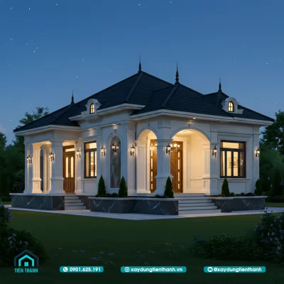mau nha vuon cap 4 3 phong ngu 1 400x400 - Mẫu Nhà Vườn Cấp 4 3 Phòng Ngủ Đẹp Sang Trọng