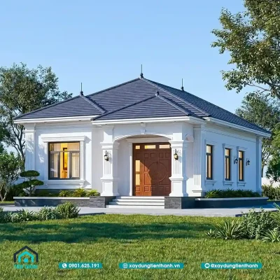 nha cap 4 dep don gian 1 400x400 - Nhà Cấp 4 Đẹp Đơn Giản Thiết Kế Hiện Đại Tiết Kiệm Chi Phí