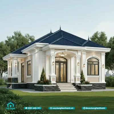 nha vuon cap 4 nong thon 1 400x400 - Nhà Vườn Cấp 4 Nông Thôn Đẹp Sang Trọng Gần Gũi