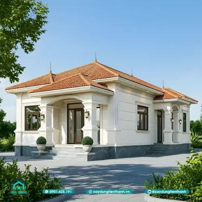 thiet ke nha cap 4 3 phong ngu 2 400x400 - Thiết Kế Nhà Cấp 4 3 Phòng Ngủ Đẹp Tối Ưu Công Năng