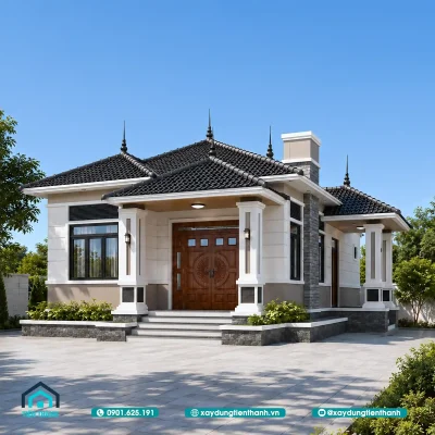 mau nha cap 4 100m2 3 phong ngu 1 tho 0 400x400 - Mẫu Nhà Cấp 4 100m2 3 Phòng Ngủ 1 Thờ Đẹp Tiện Nghi